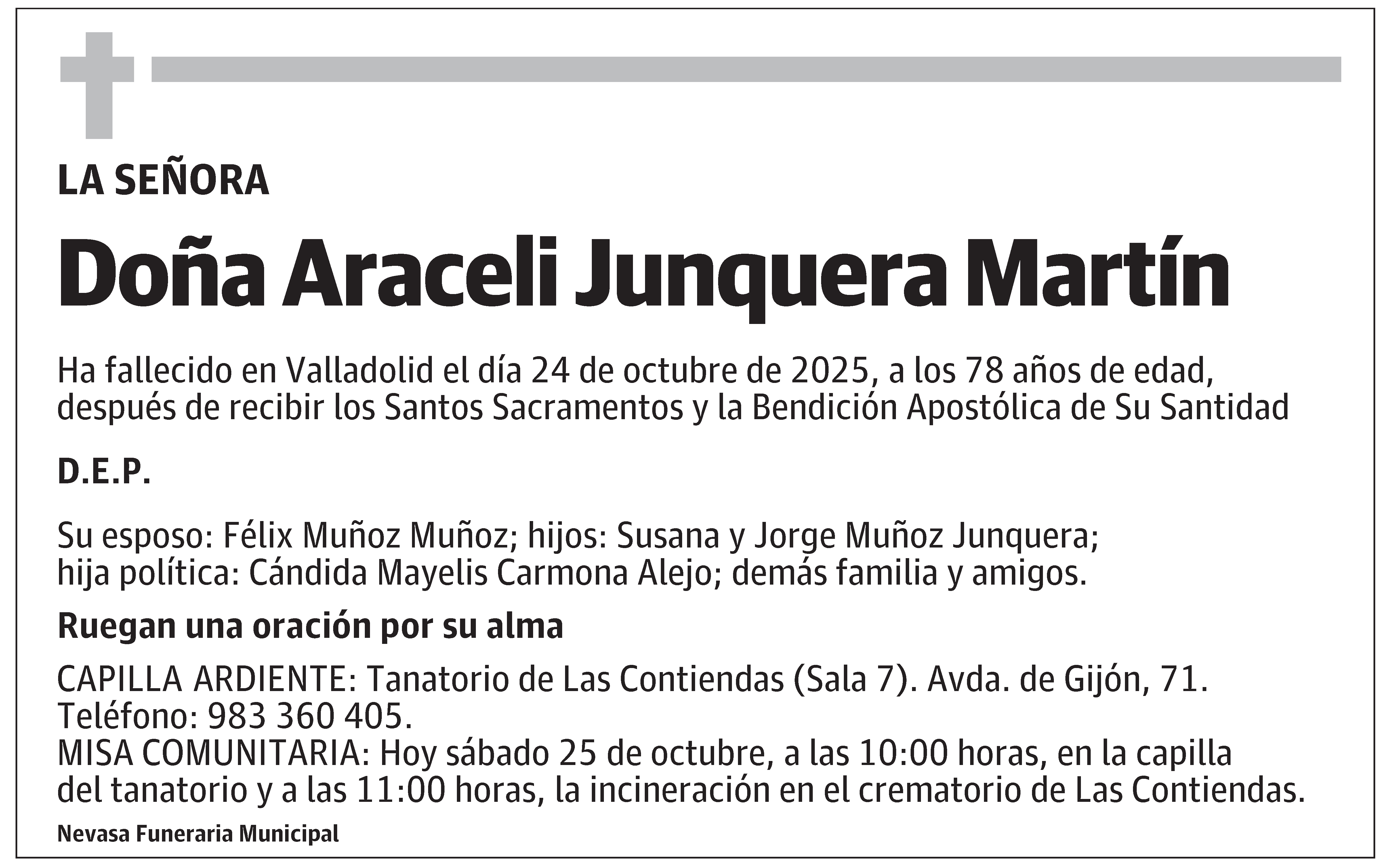 Araceli Junquera Martín