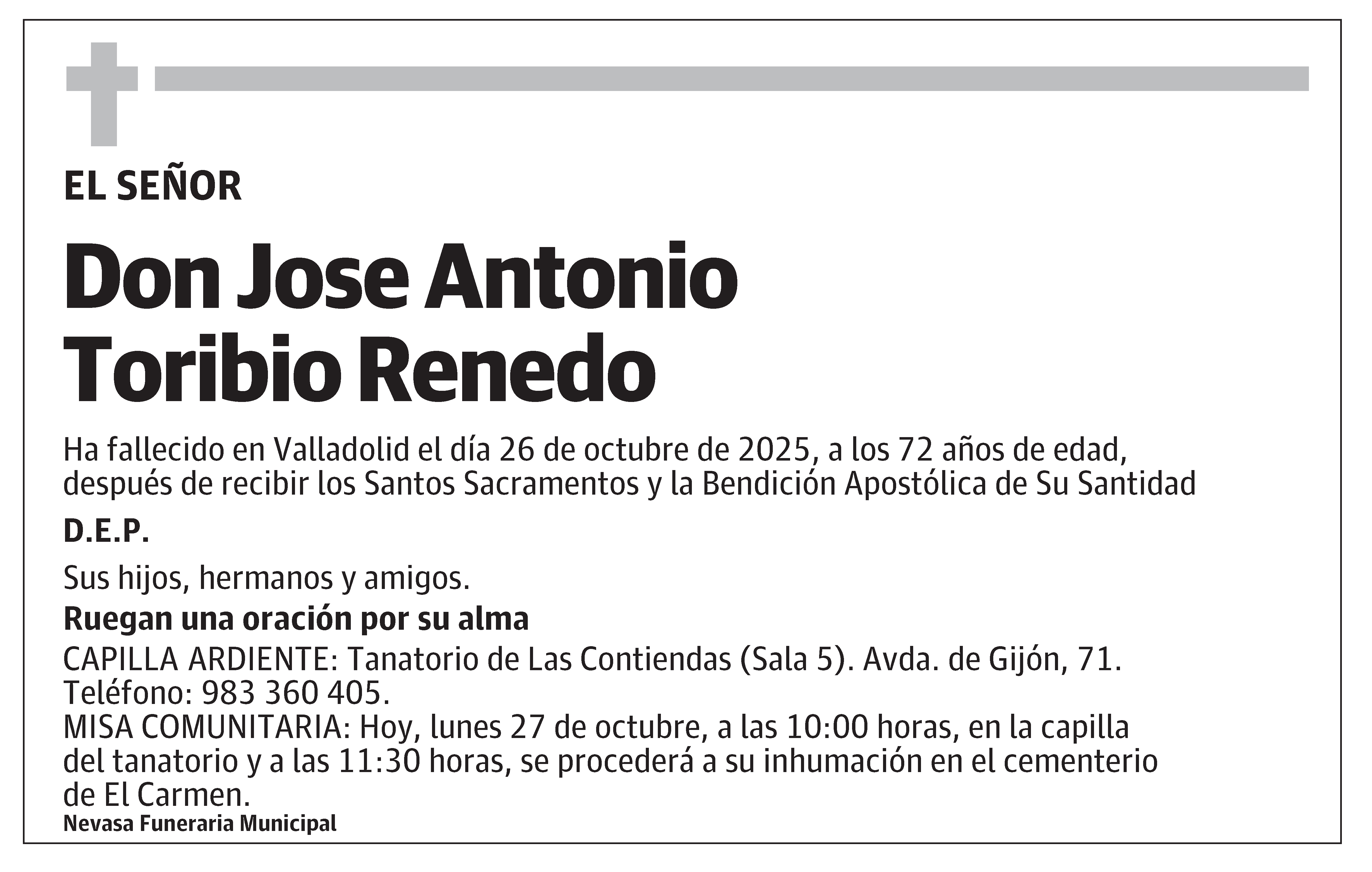 Jose Antonio Toribio Renedo