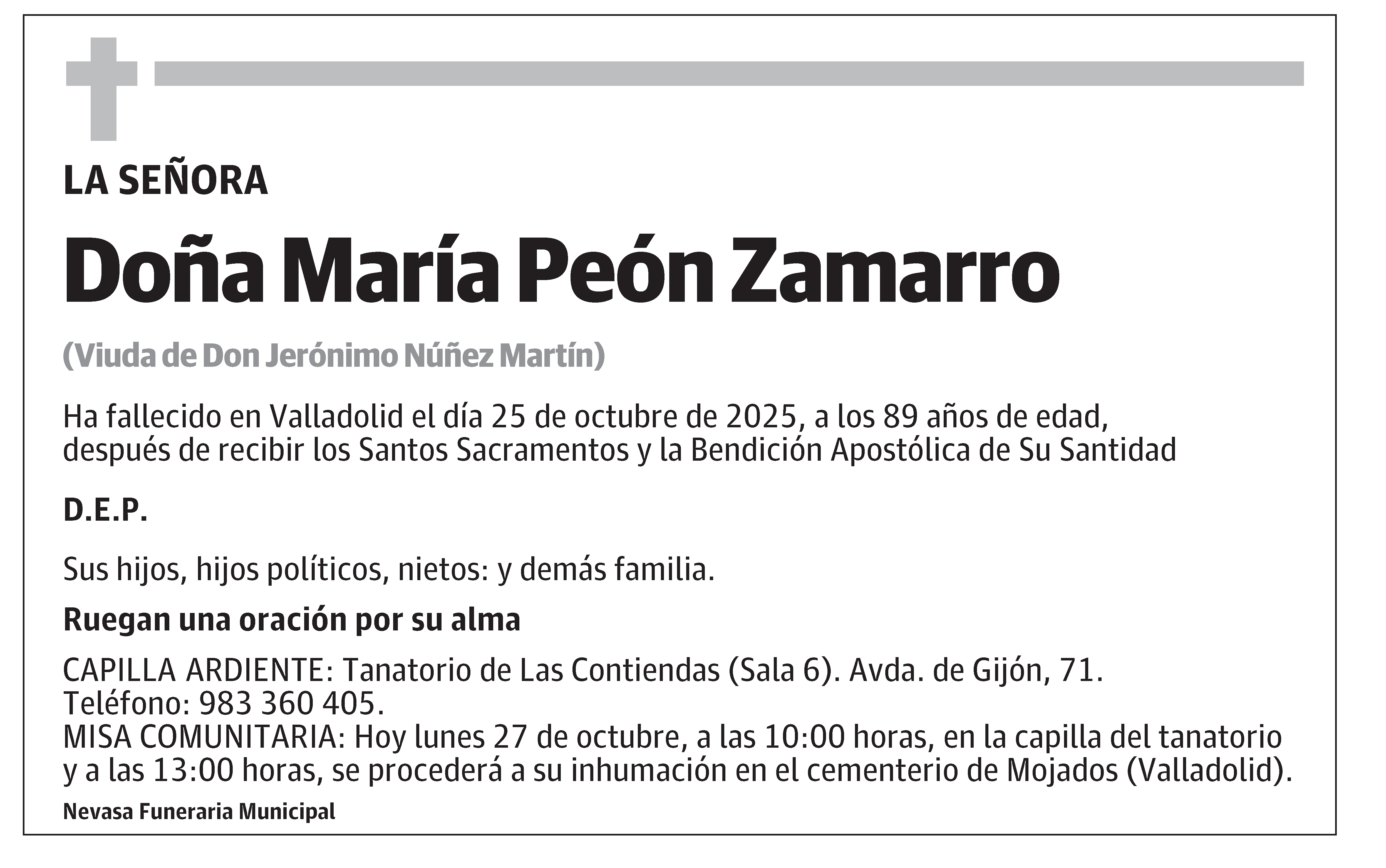María Peón Zamarro