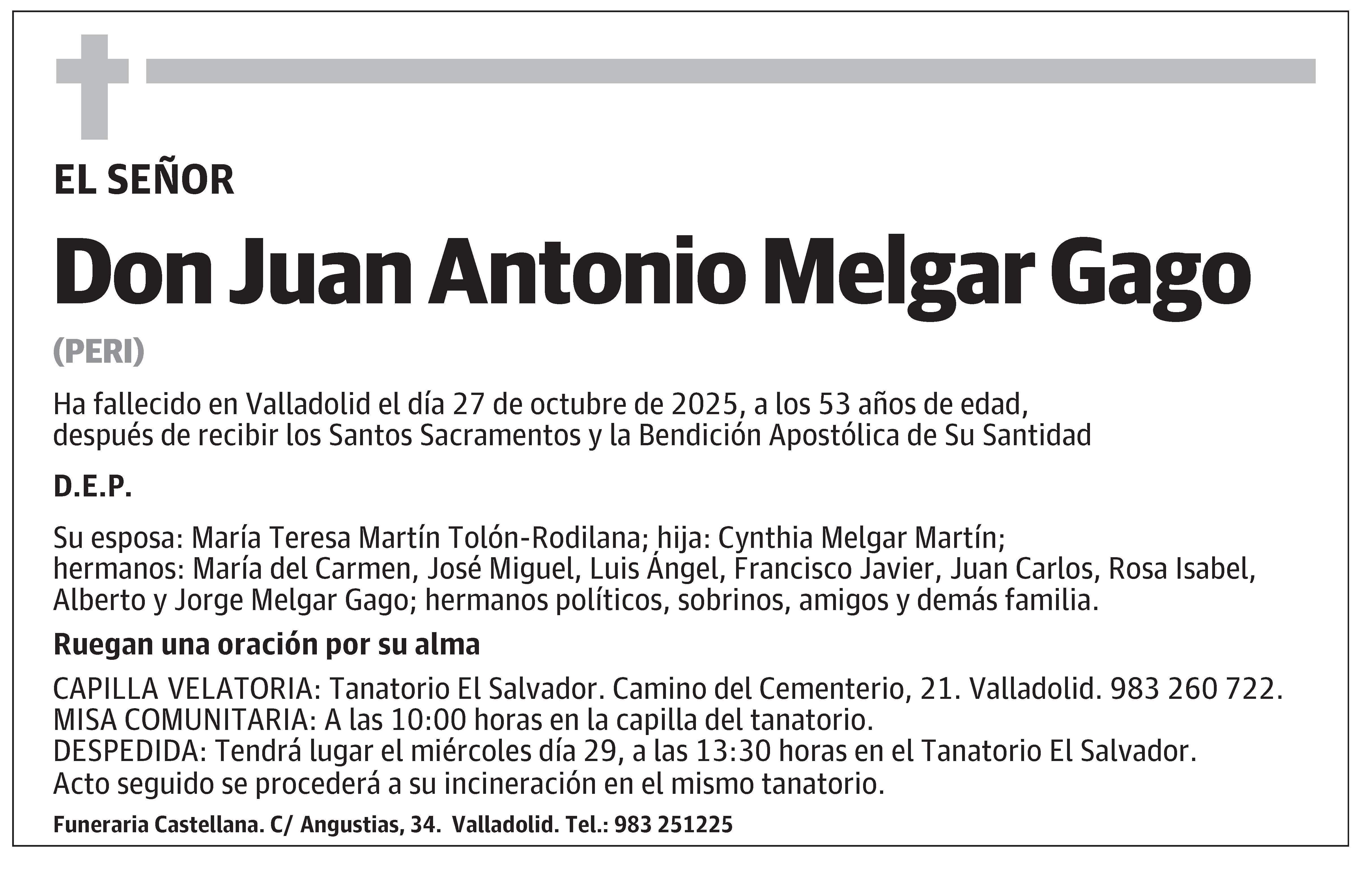 Juan Antonio Melgar Gago