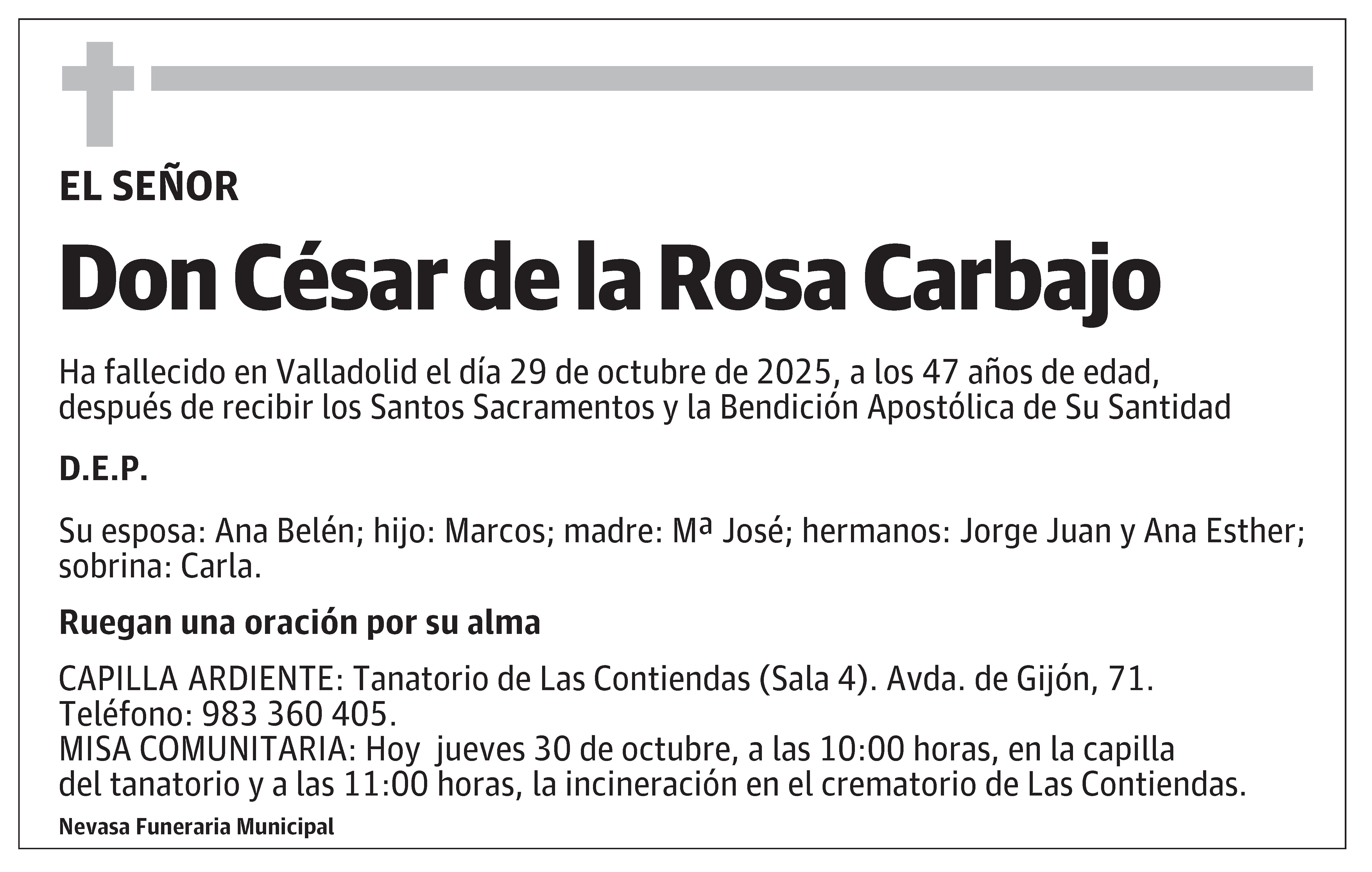 César de la Rosa Carbajo