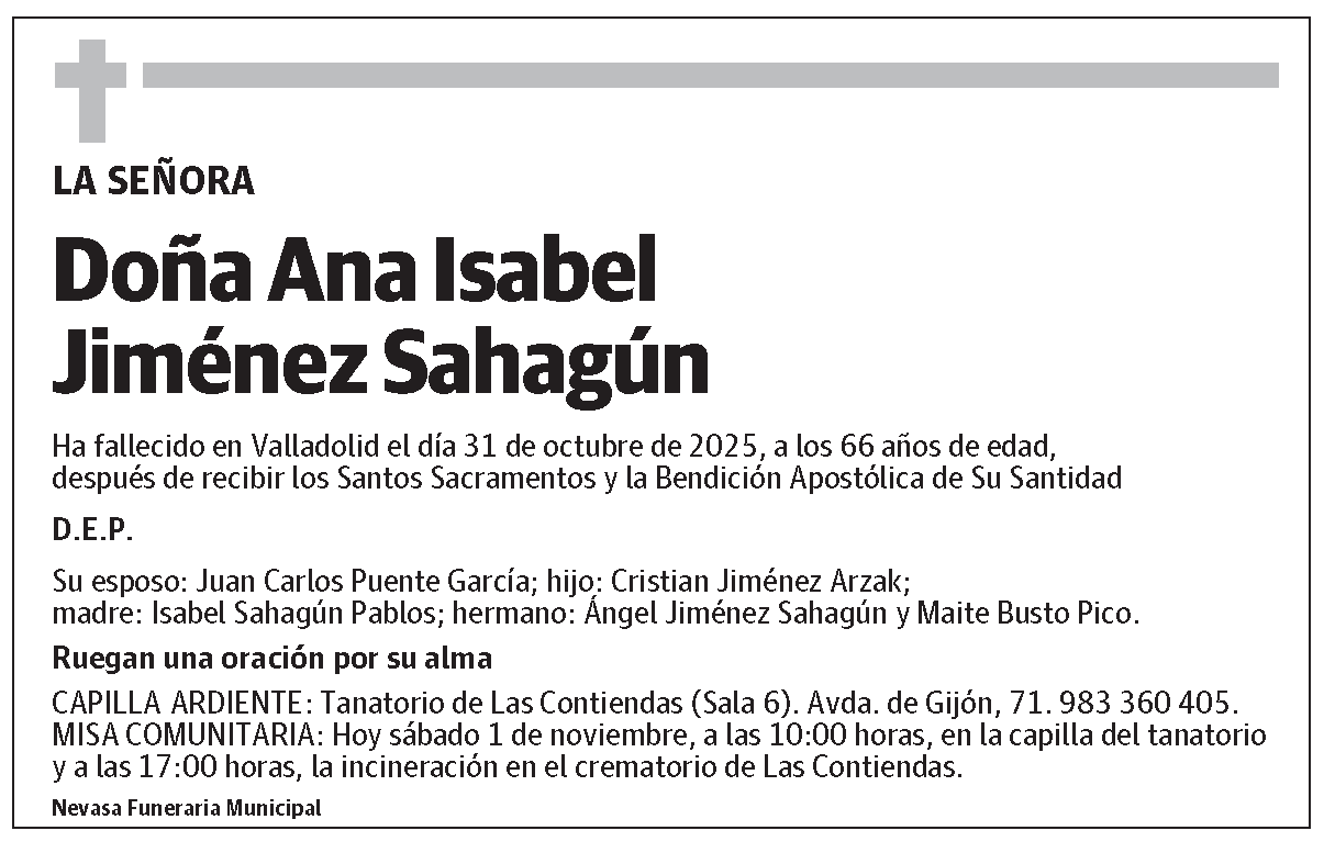 Ana Isabel Jiménez Sahagún