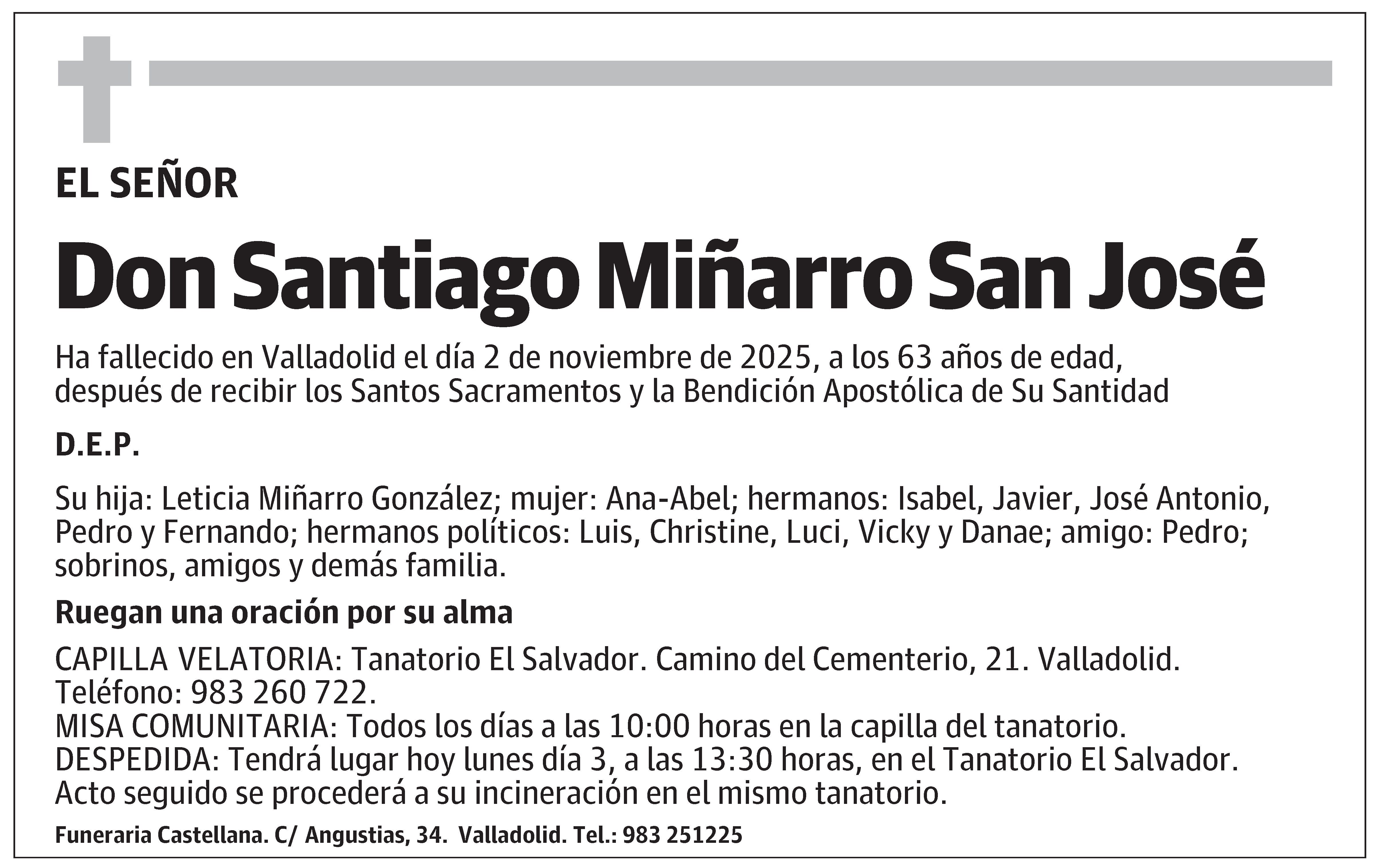 Santiago Miñarro San José