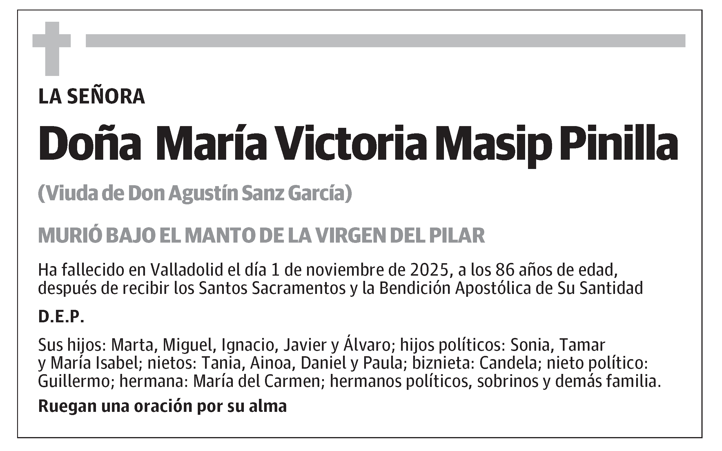 María Victoria Masip Pinilla