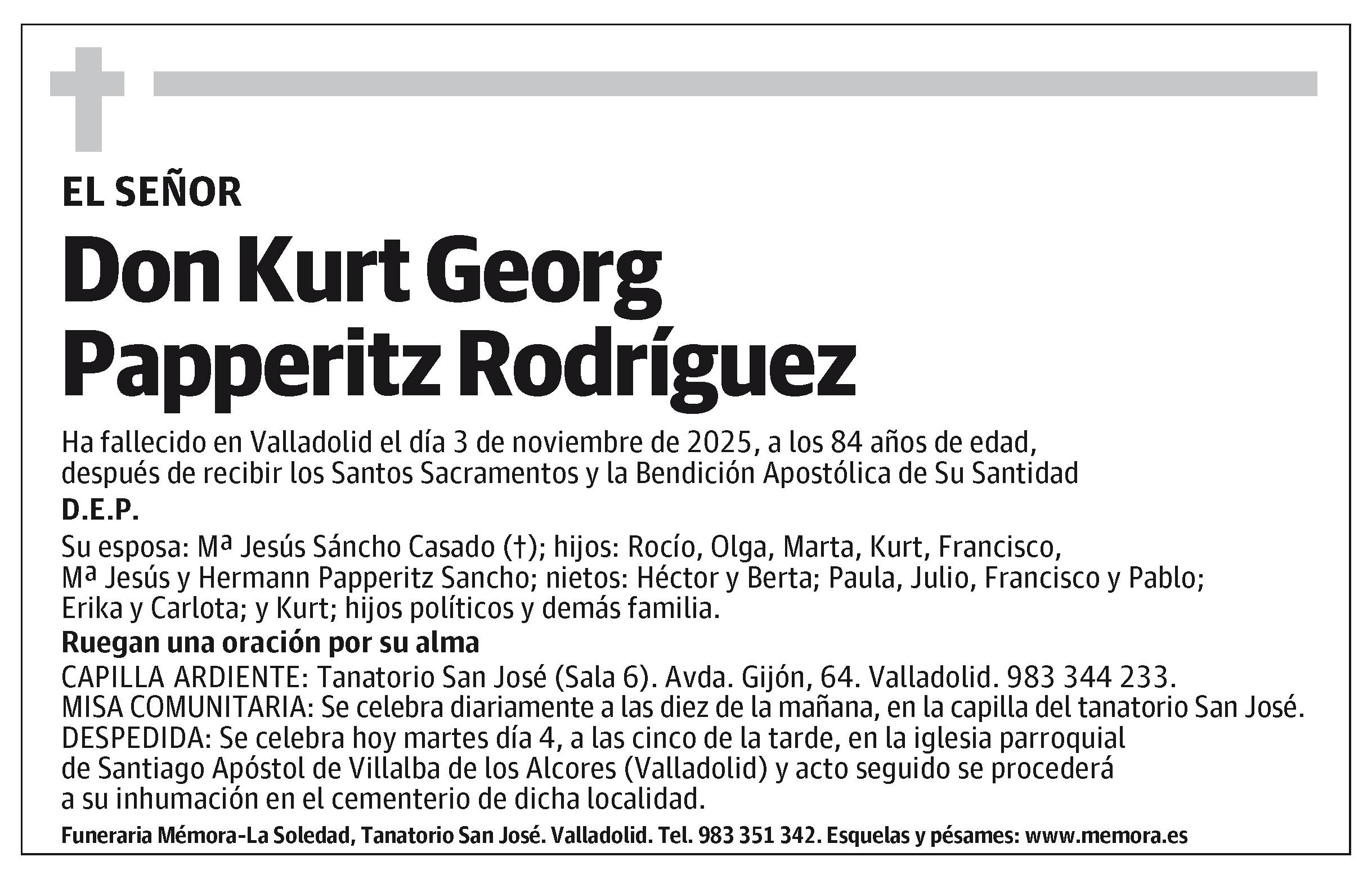 Kurt Georg Papperitz Rodríguez