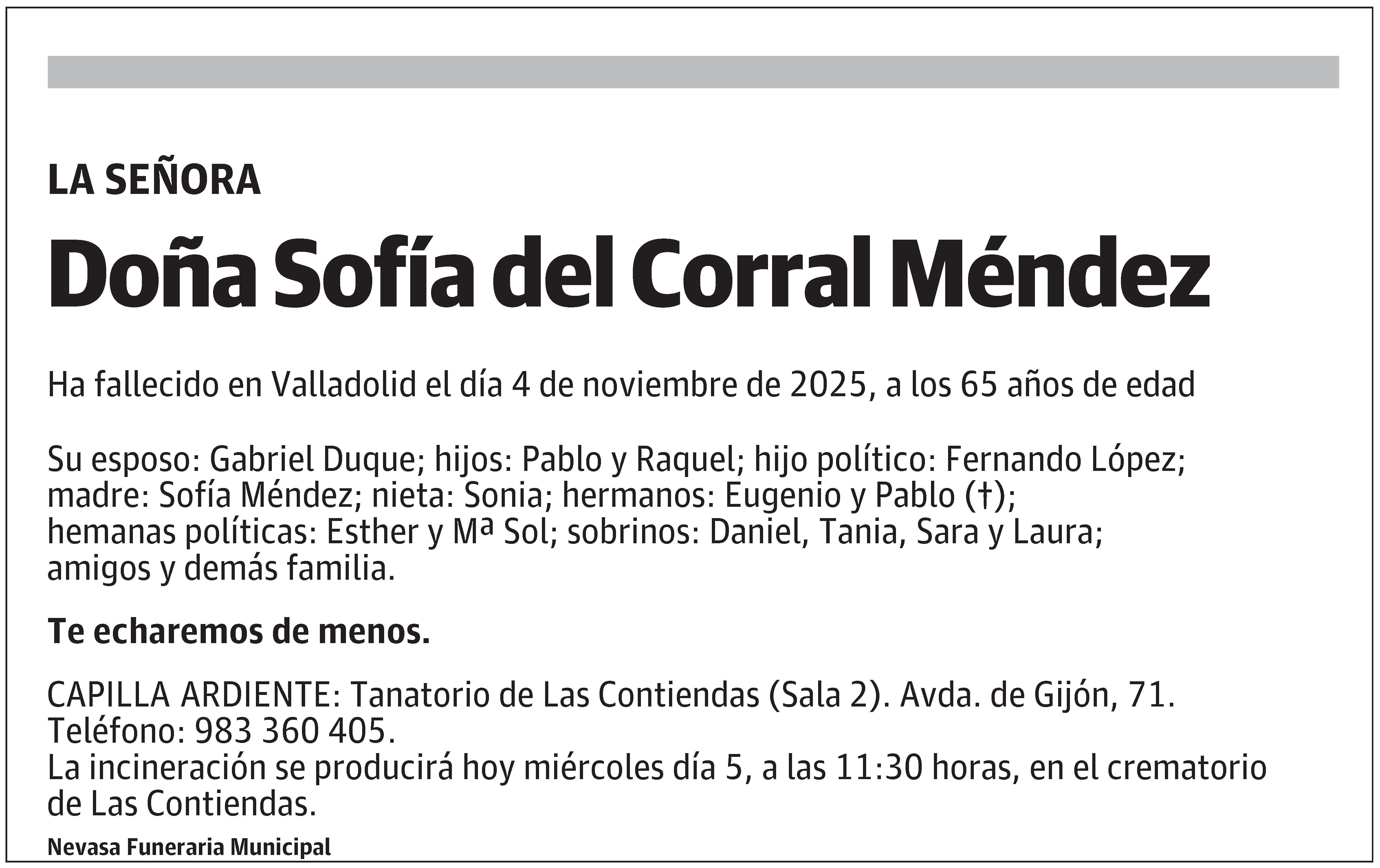 Sofía del Corral Méndez