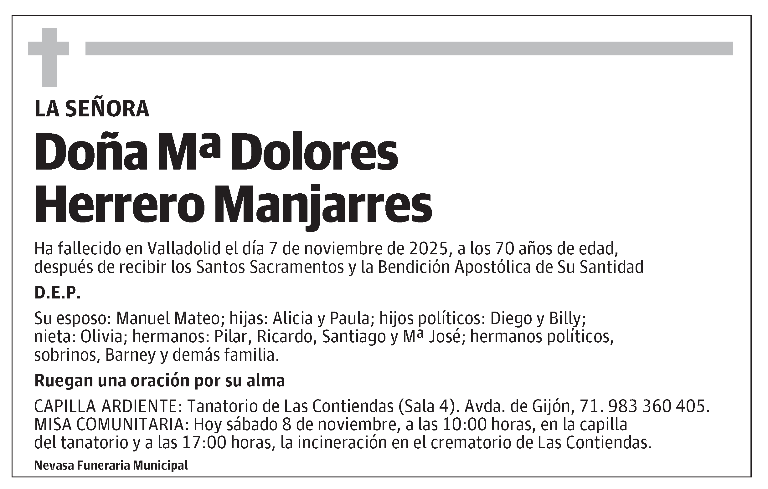 Mª Dolores Herrero Manjarres