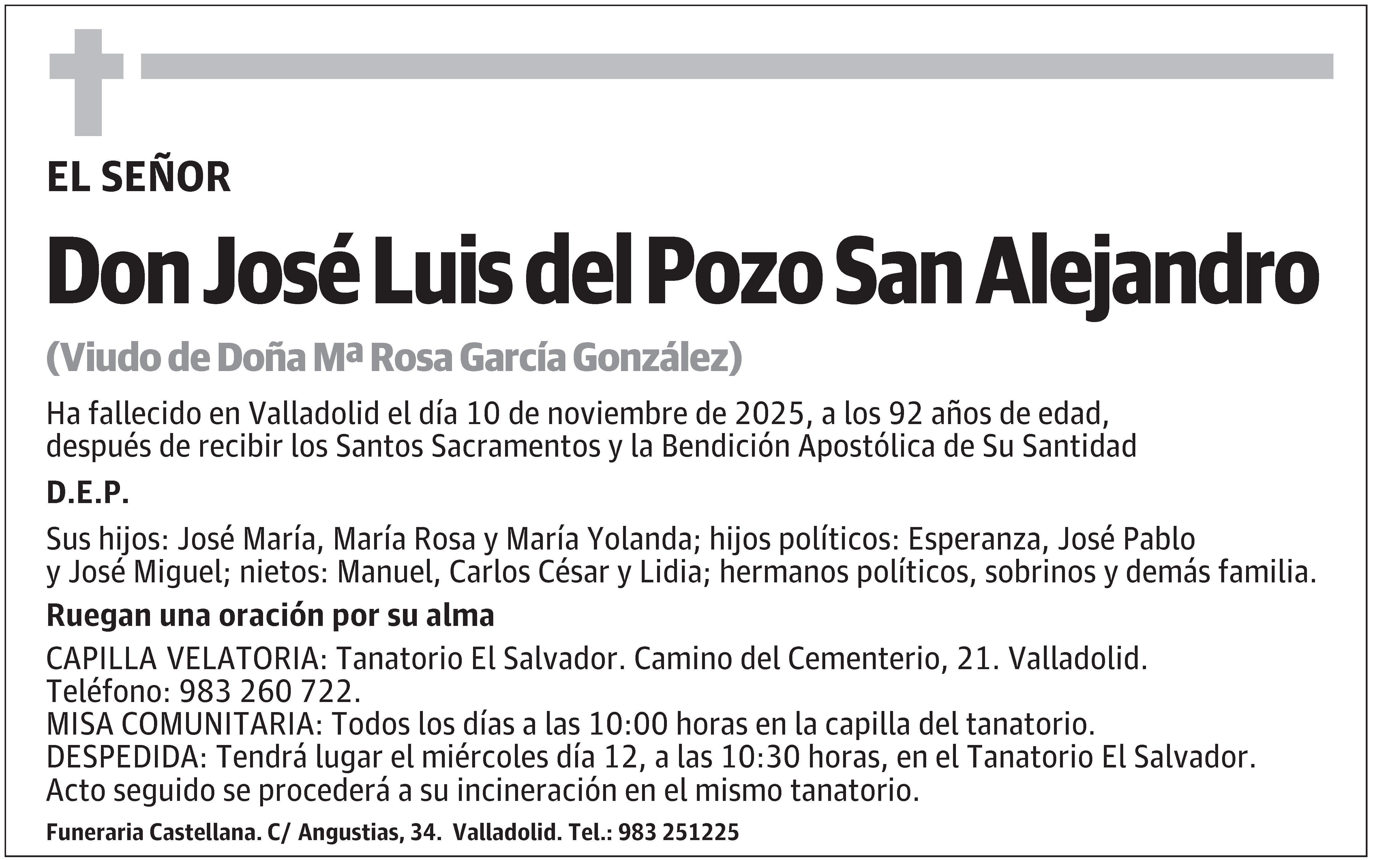 José Luis del Pozo San Alejandro