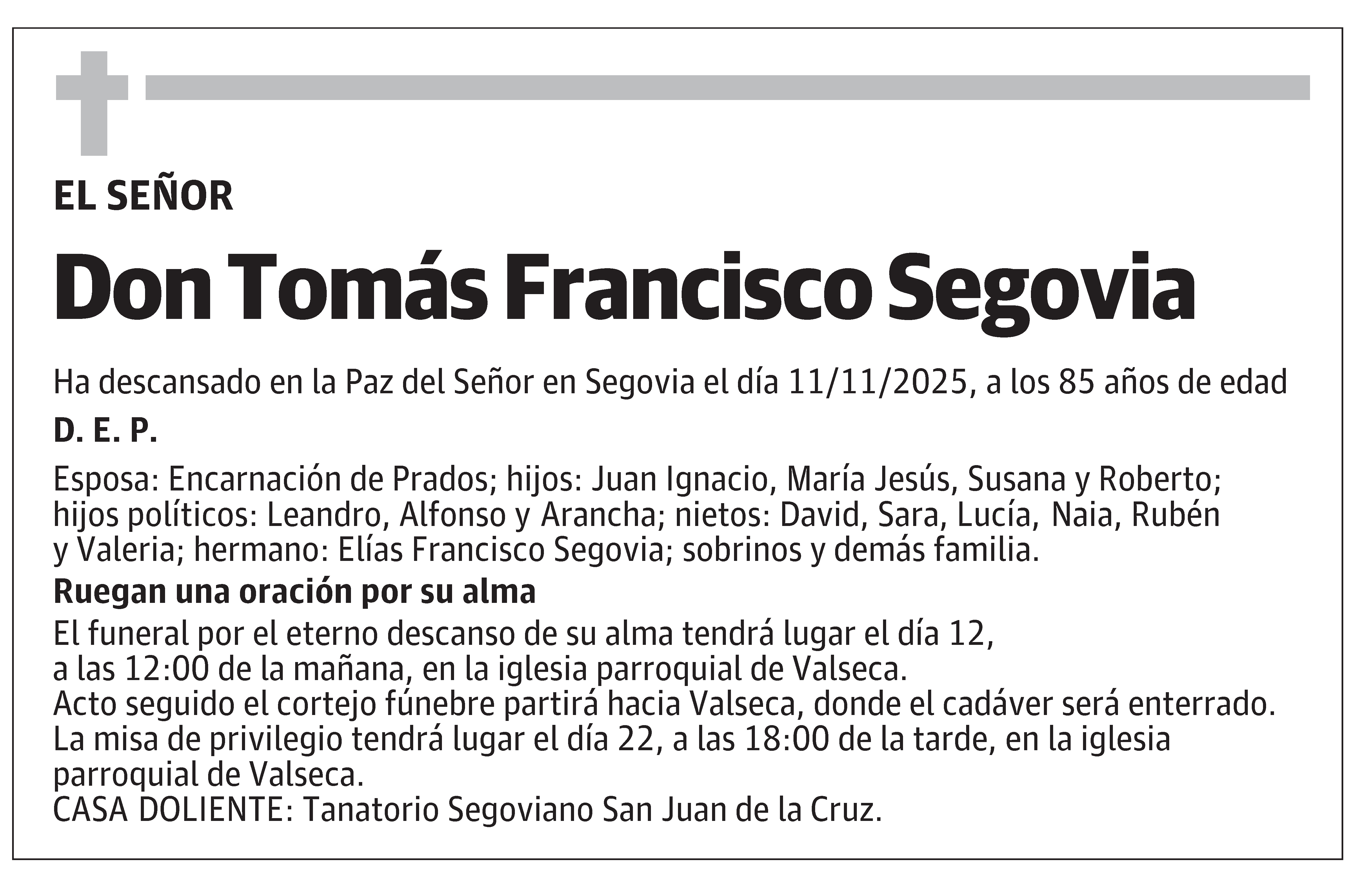 Tomás Francisco Segovia