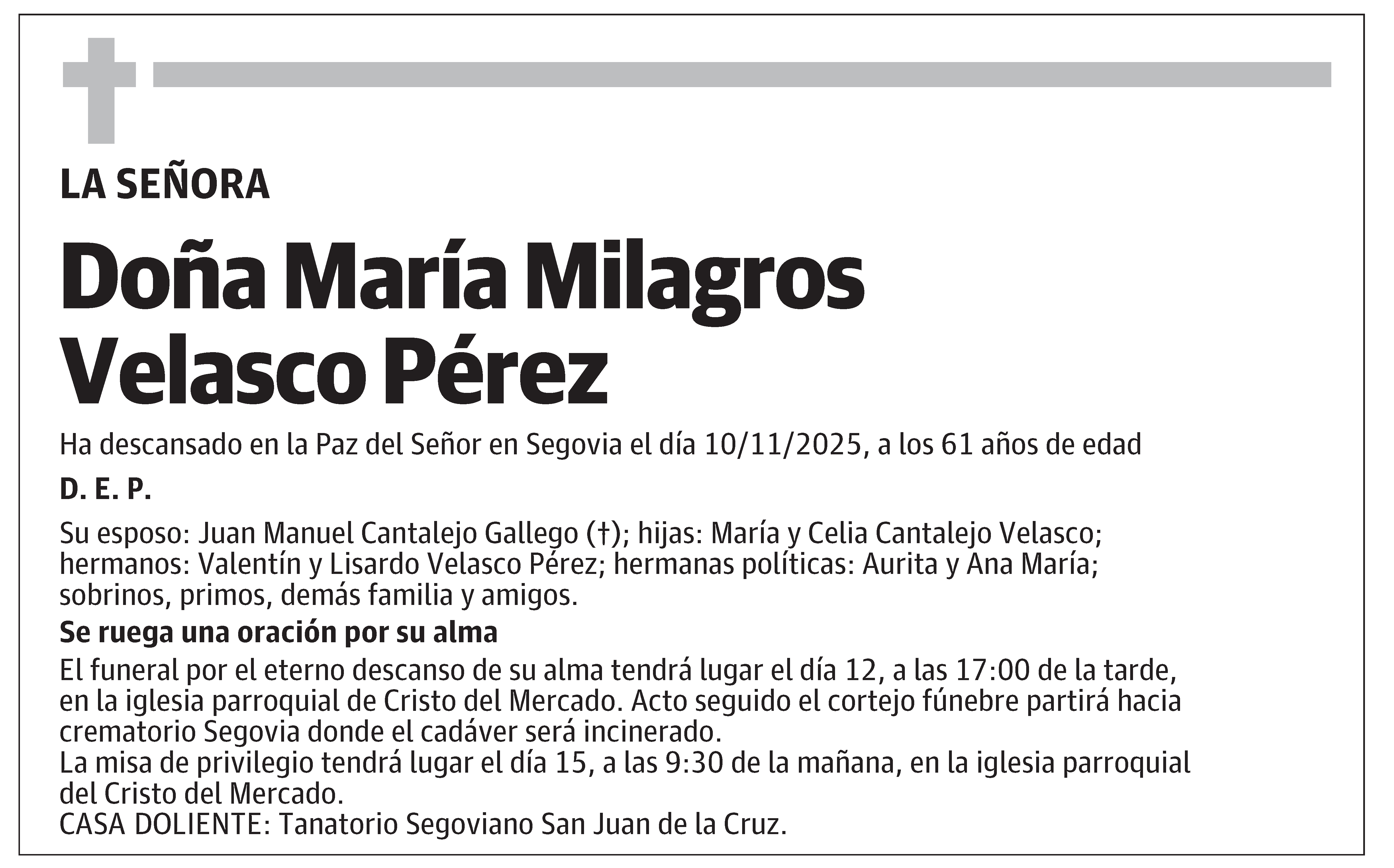 María Milagros Velasco Pérez