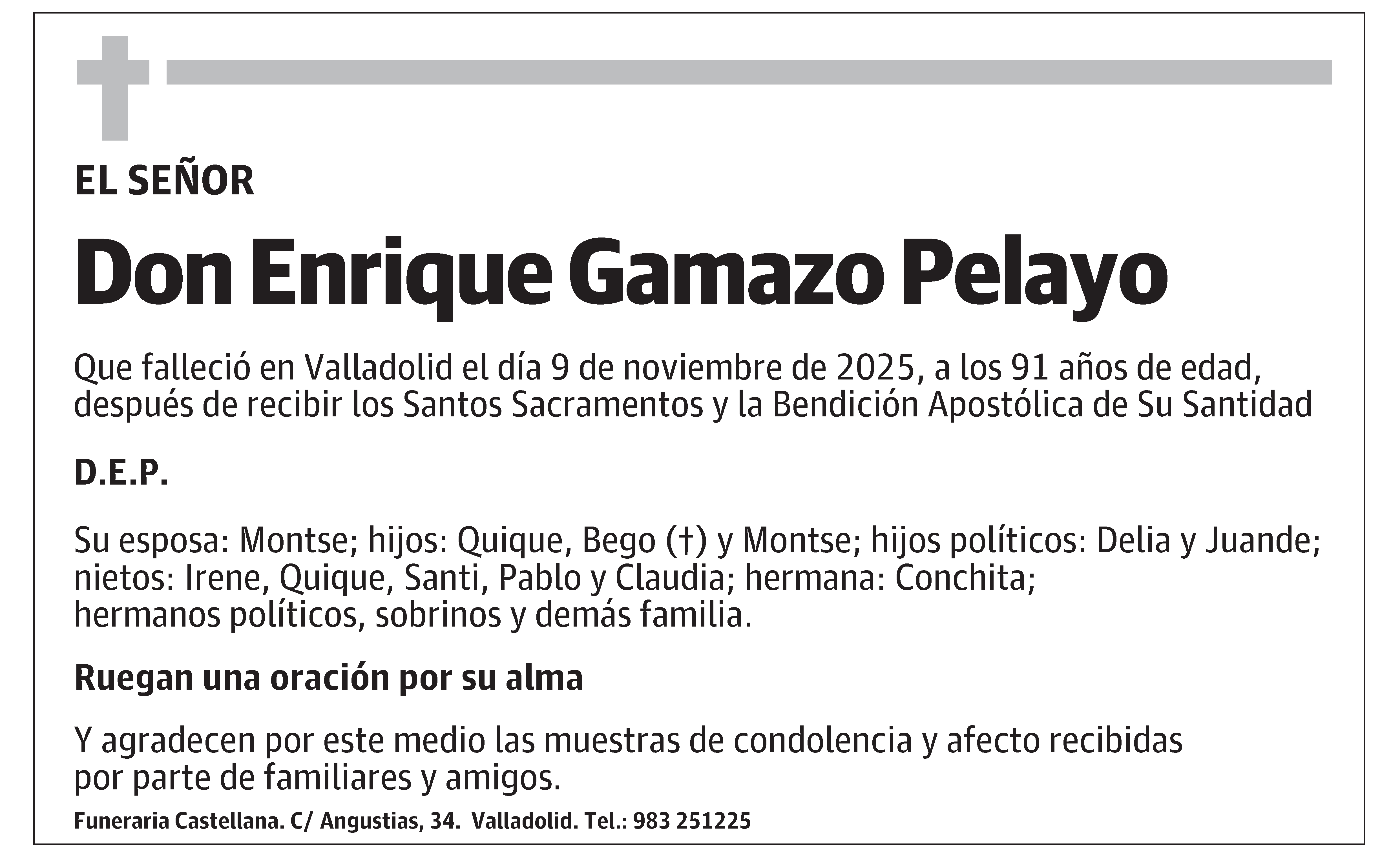 Enrique Gamazo Pelayo