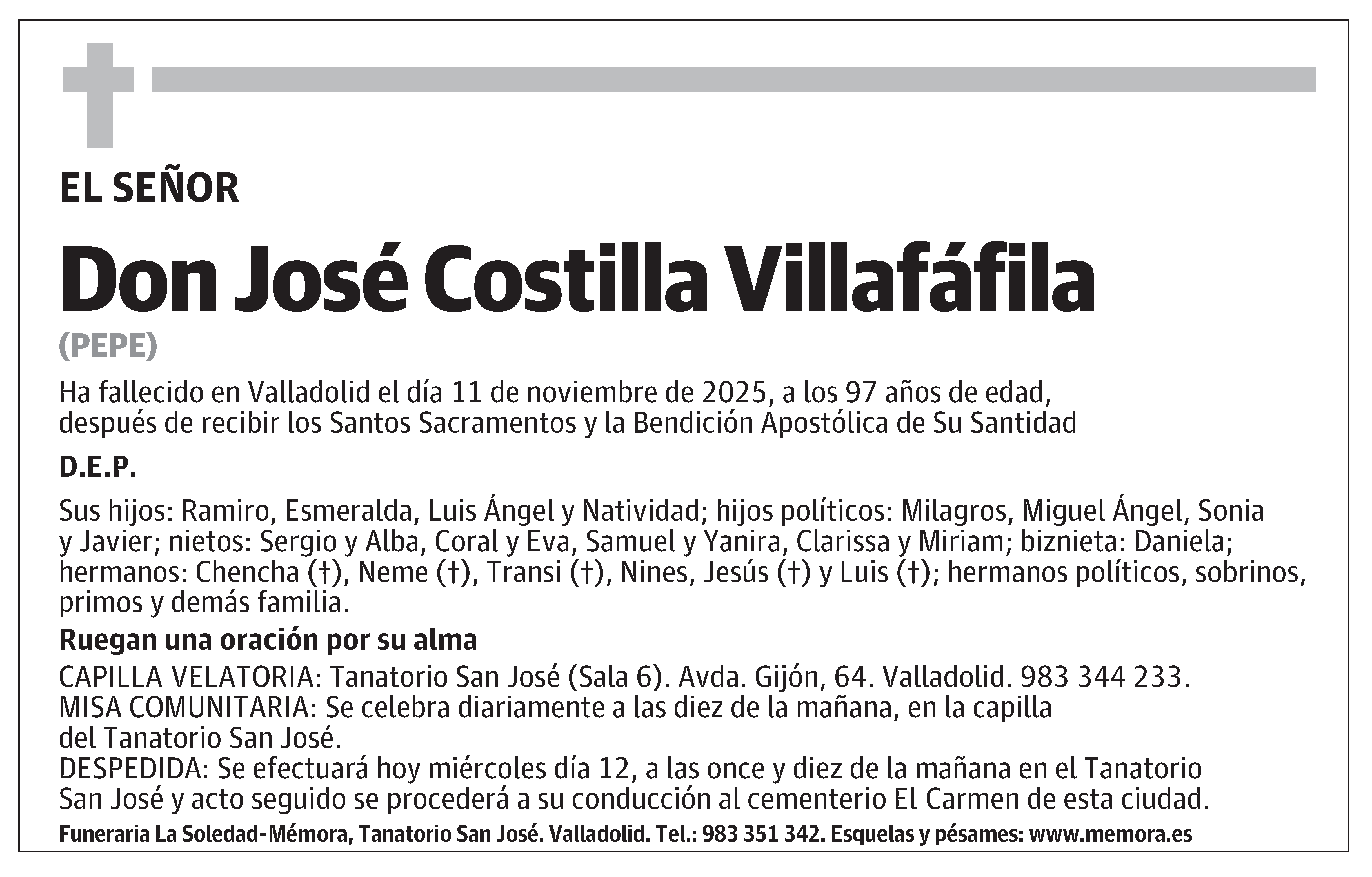 José Costilla Villafáfila