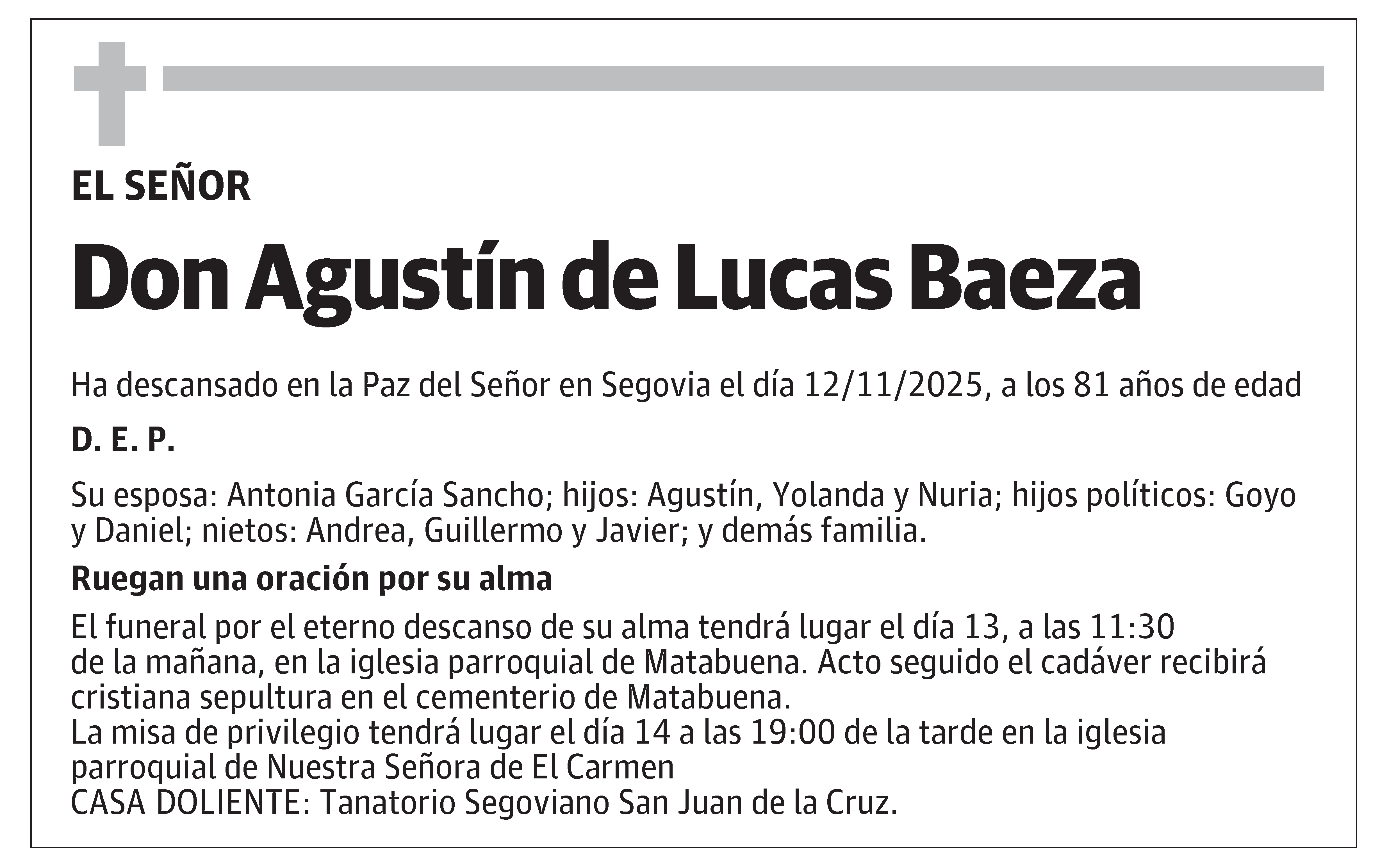 Agustín de Lucas Baeza
