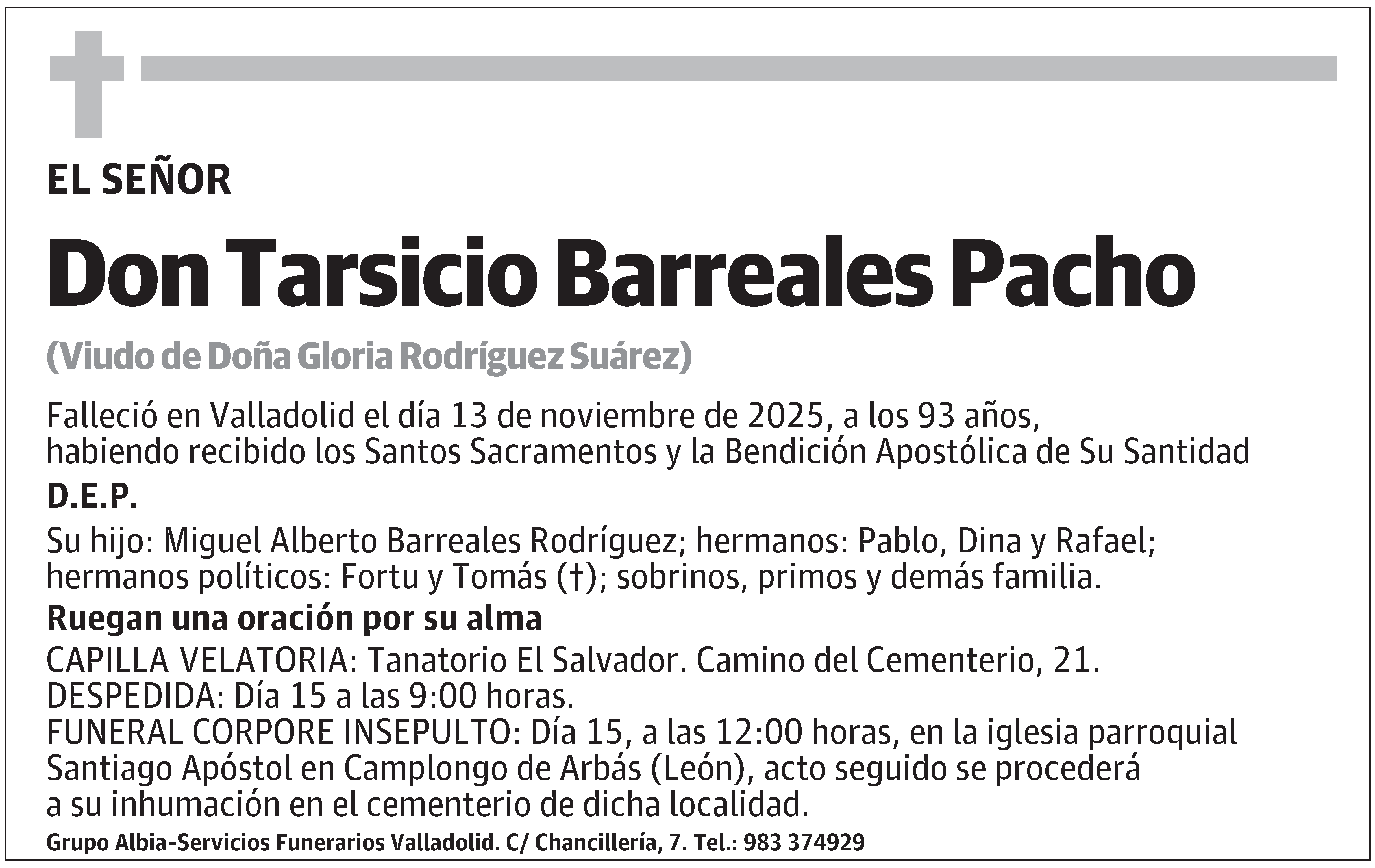 Tarsicio Barreales Pacho
