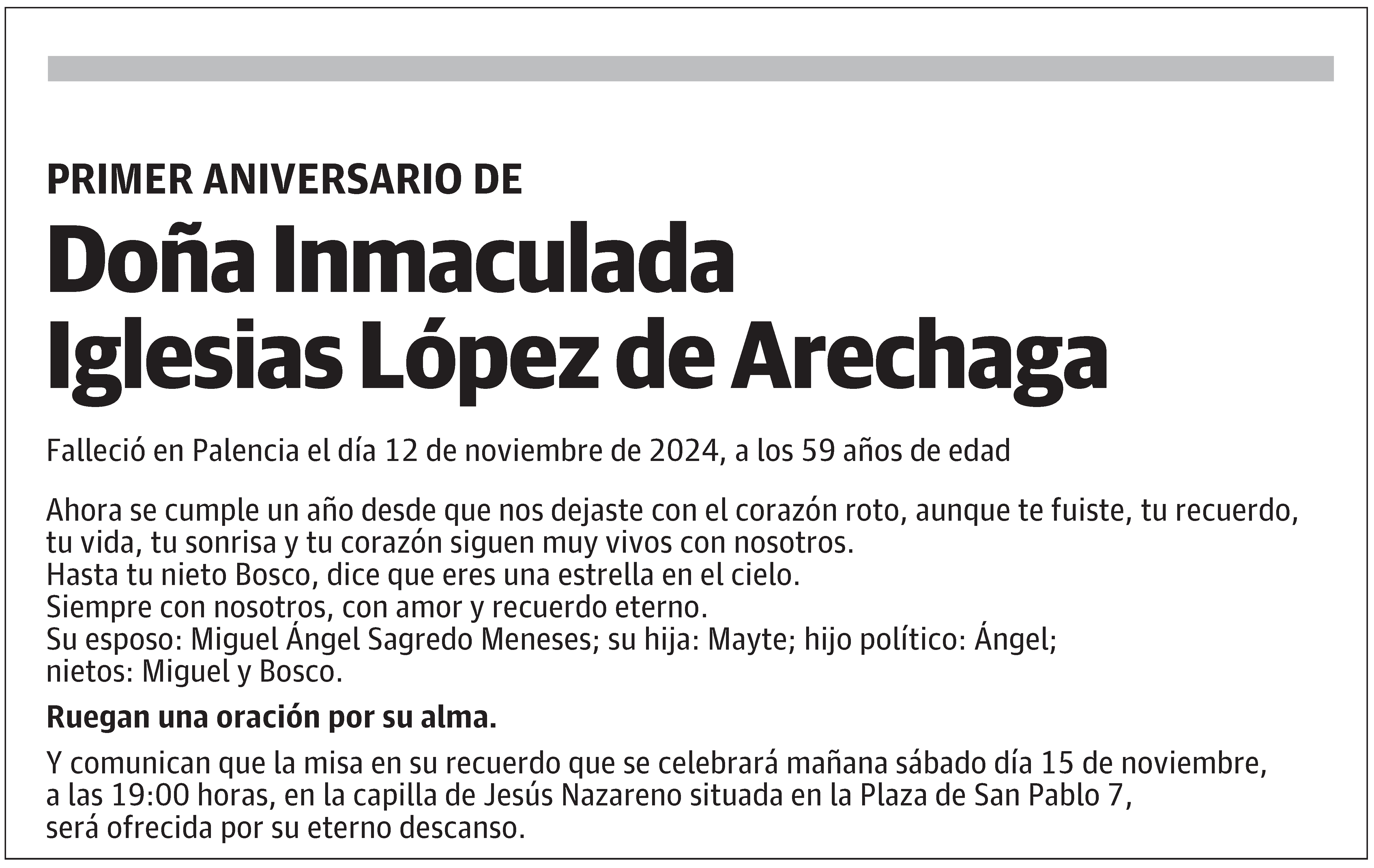 Inmaculada Iglesias López de Arechaga