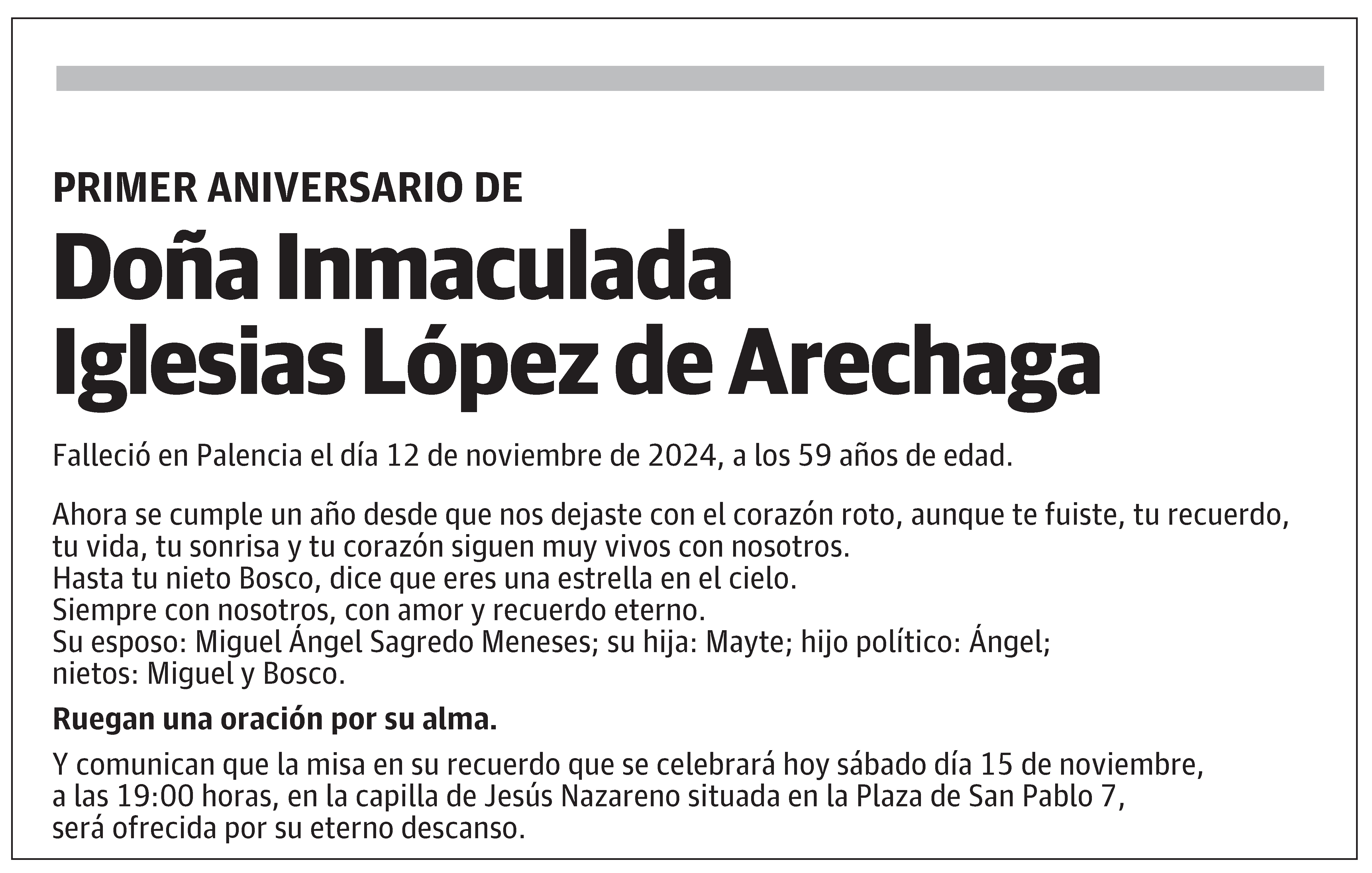 Inmaculada Iglesias López de Arechaga