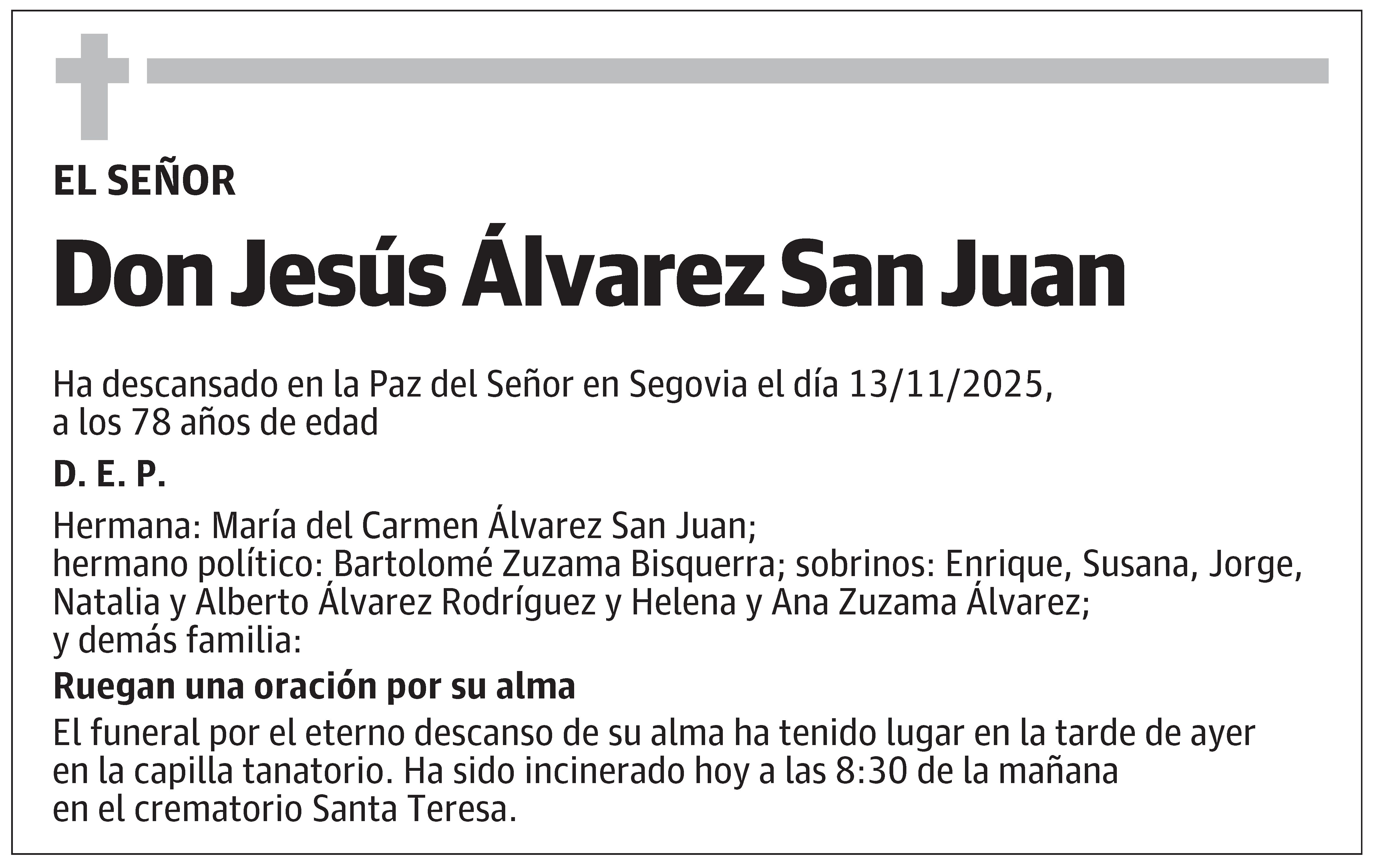 Jesús Álvarez San Juan