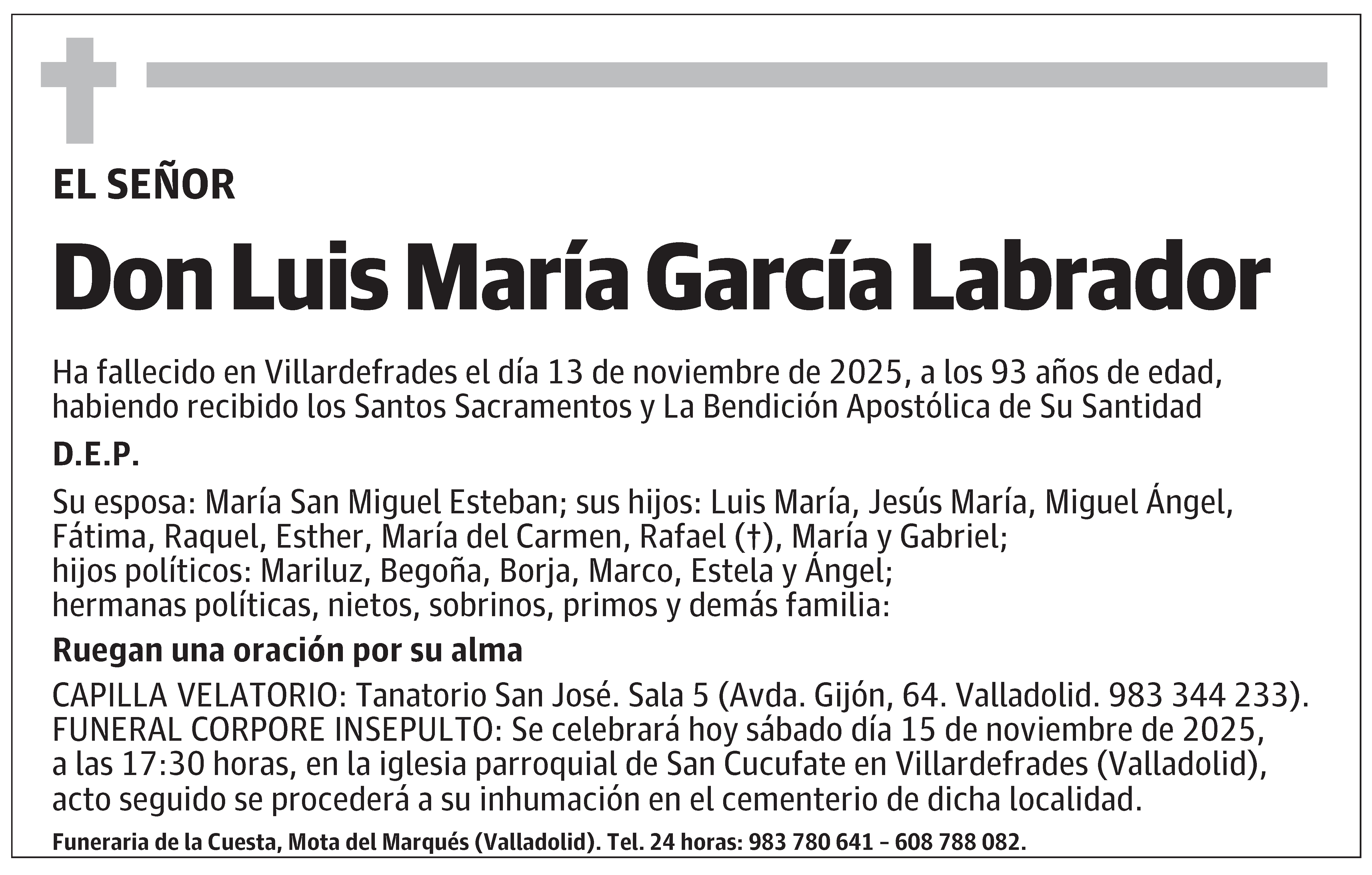 Luis María García Labrador