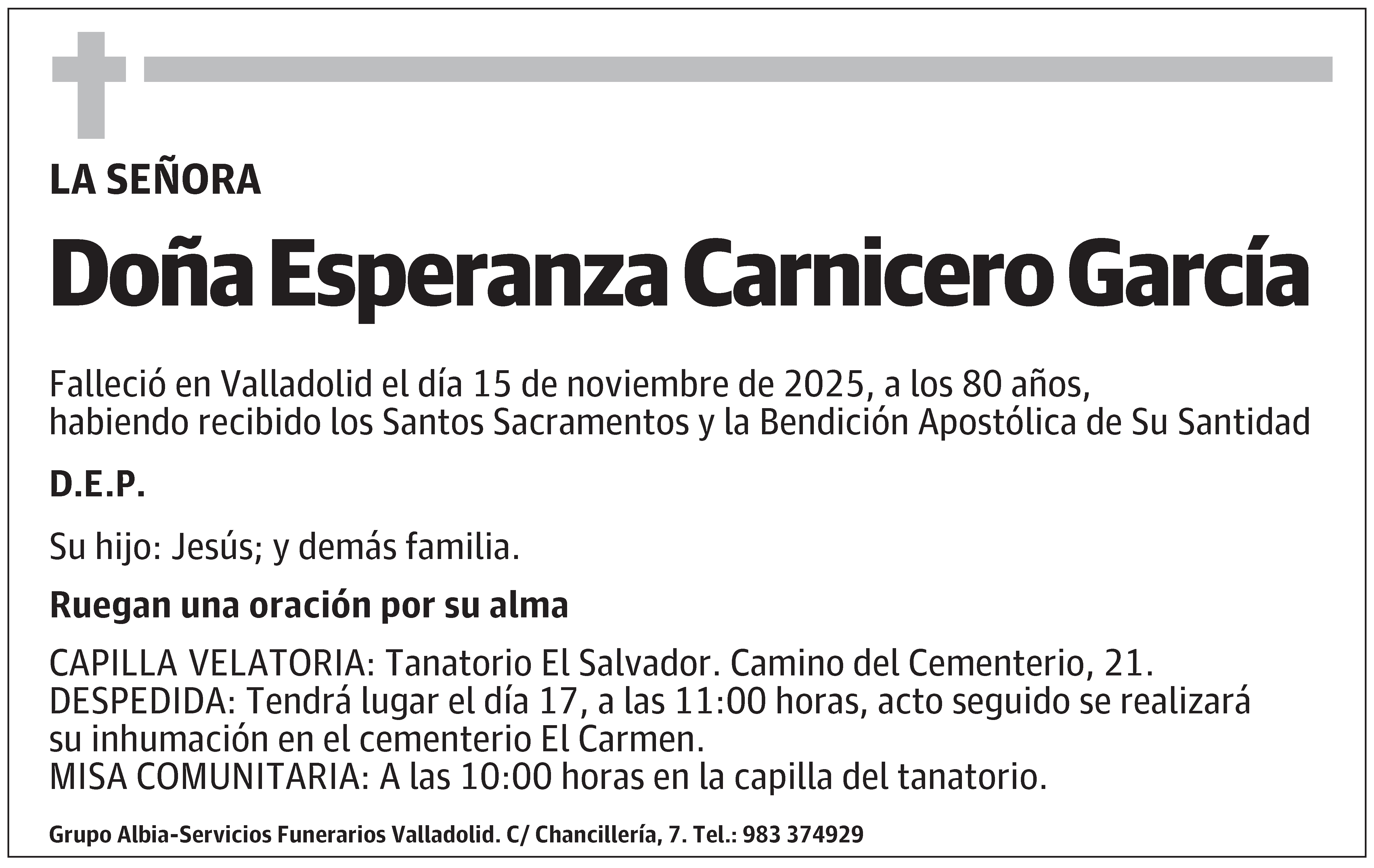 Esperanza Carnicero García