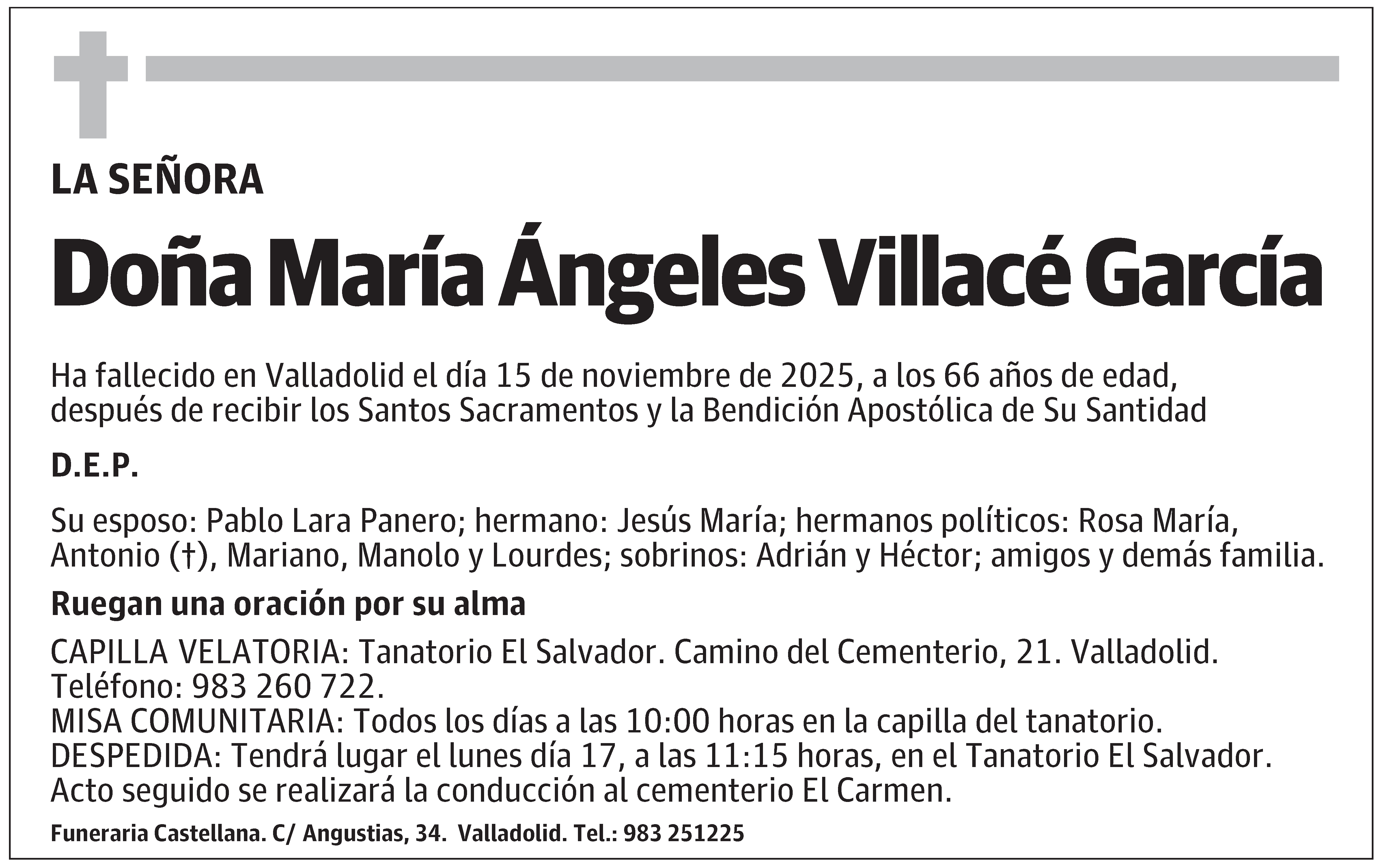 María Ángeles Villacé García