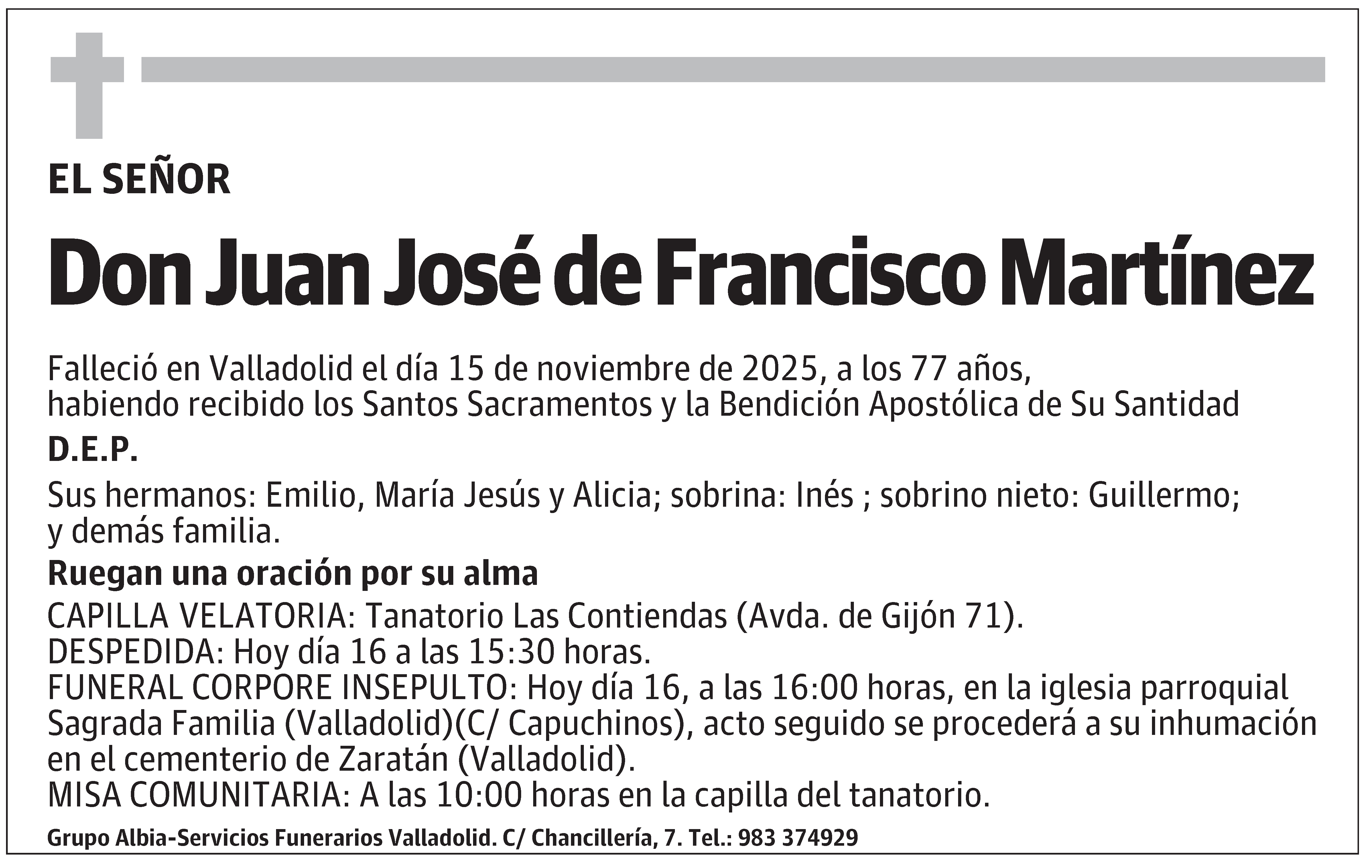 Juan José de Francisco Martínez