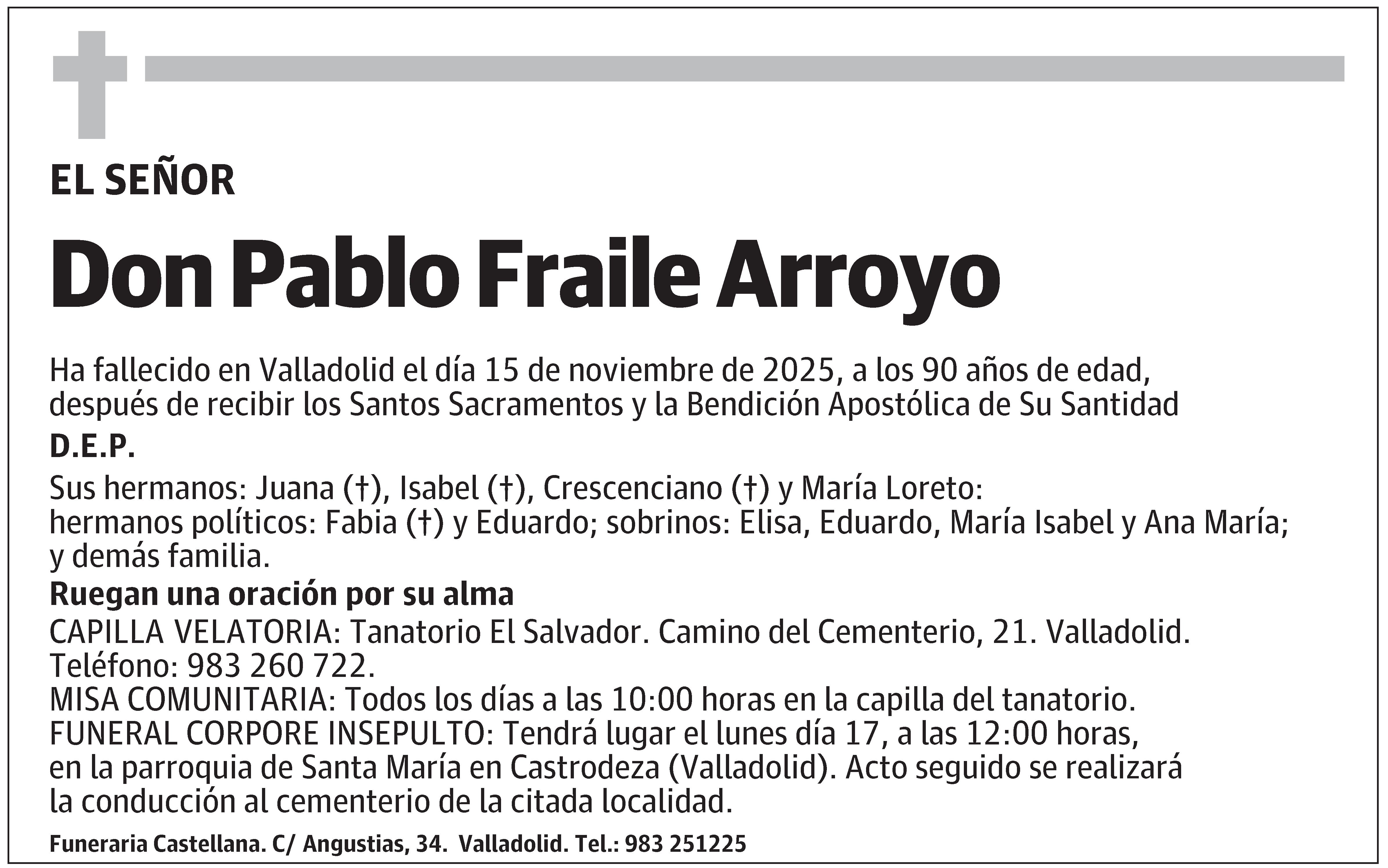 Pablo Fraile Arroyo