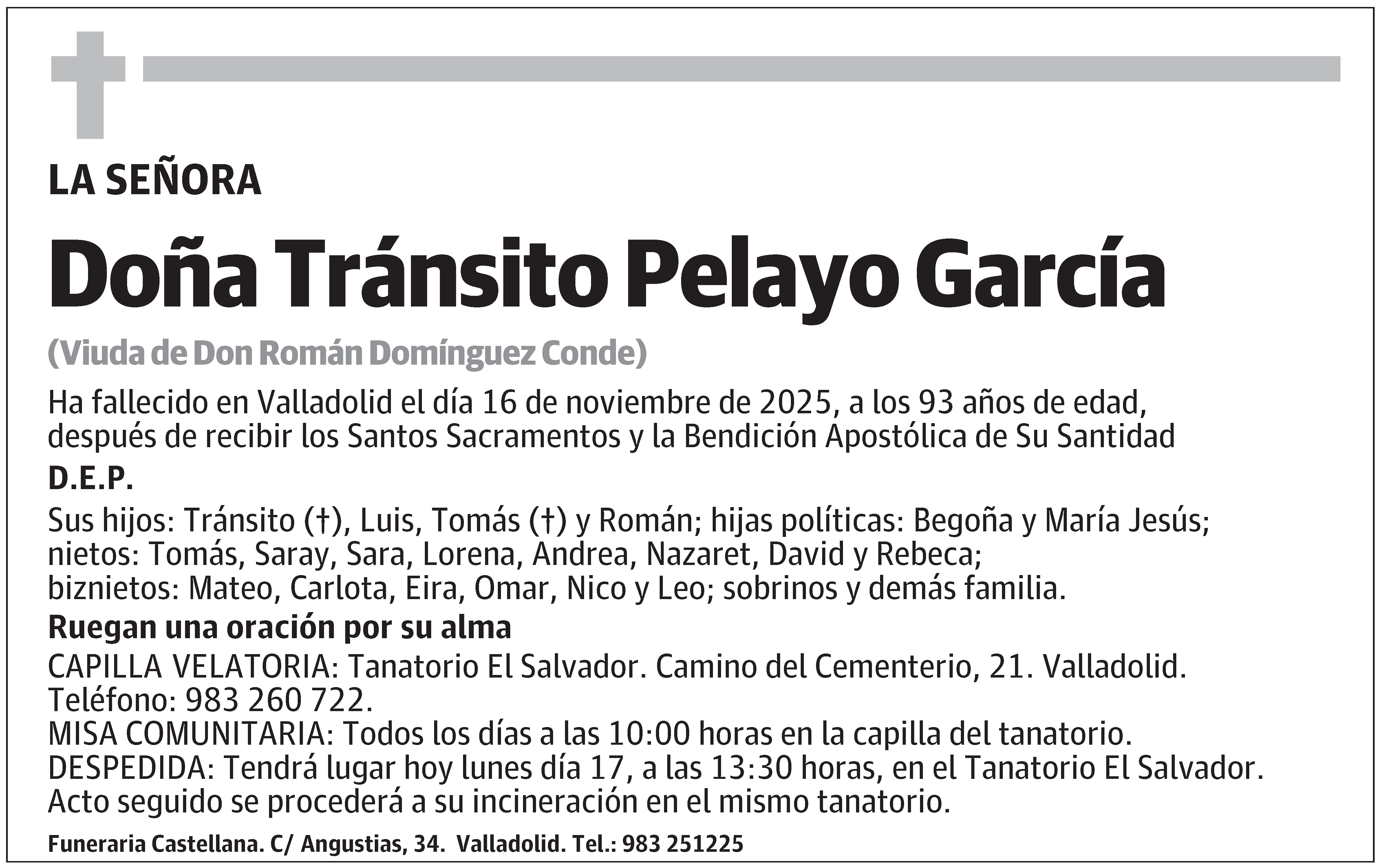 Tránsito Pelayo García