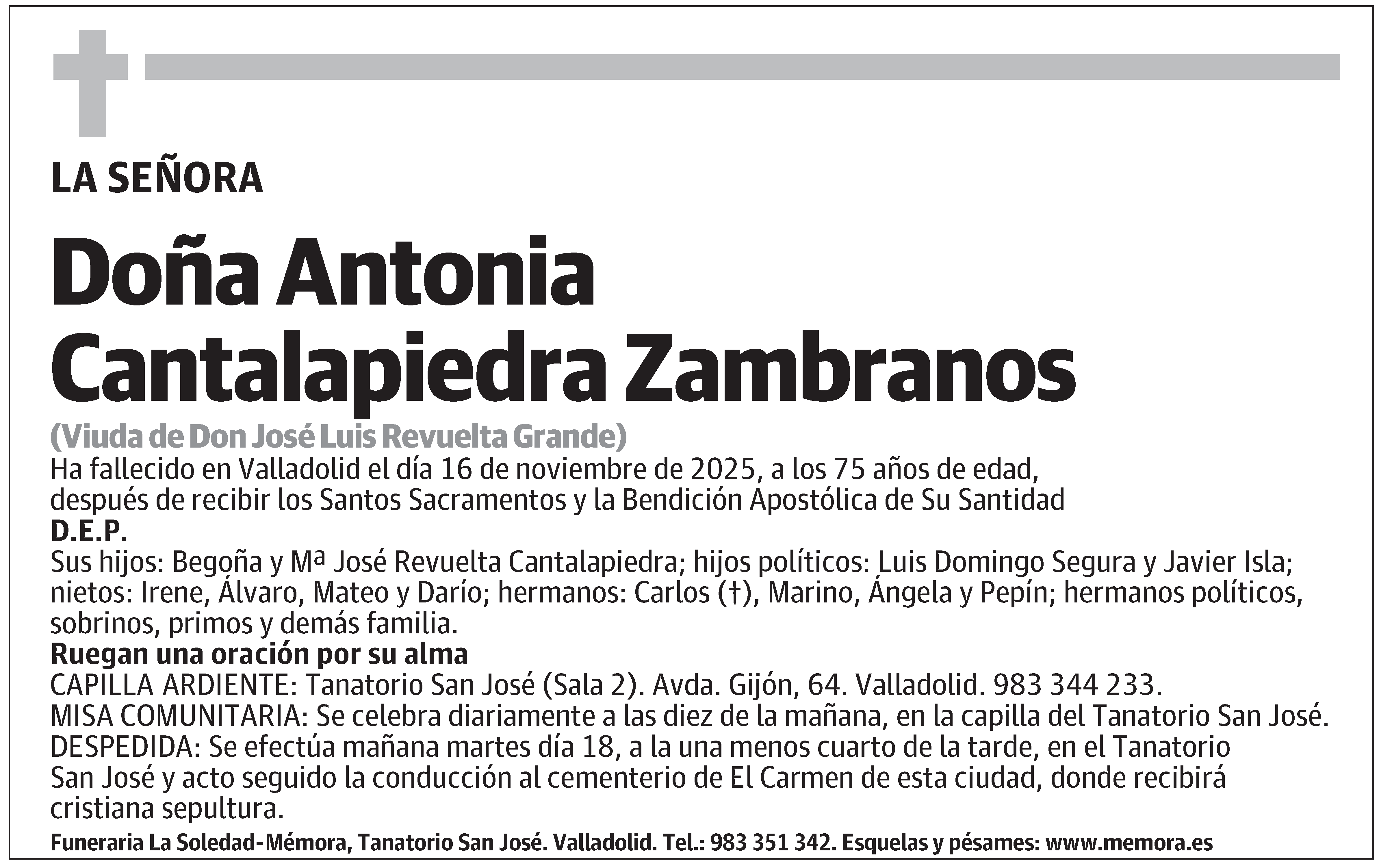 Antonia Cantalapiedra Zambranos