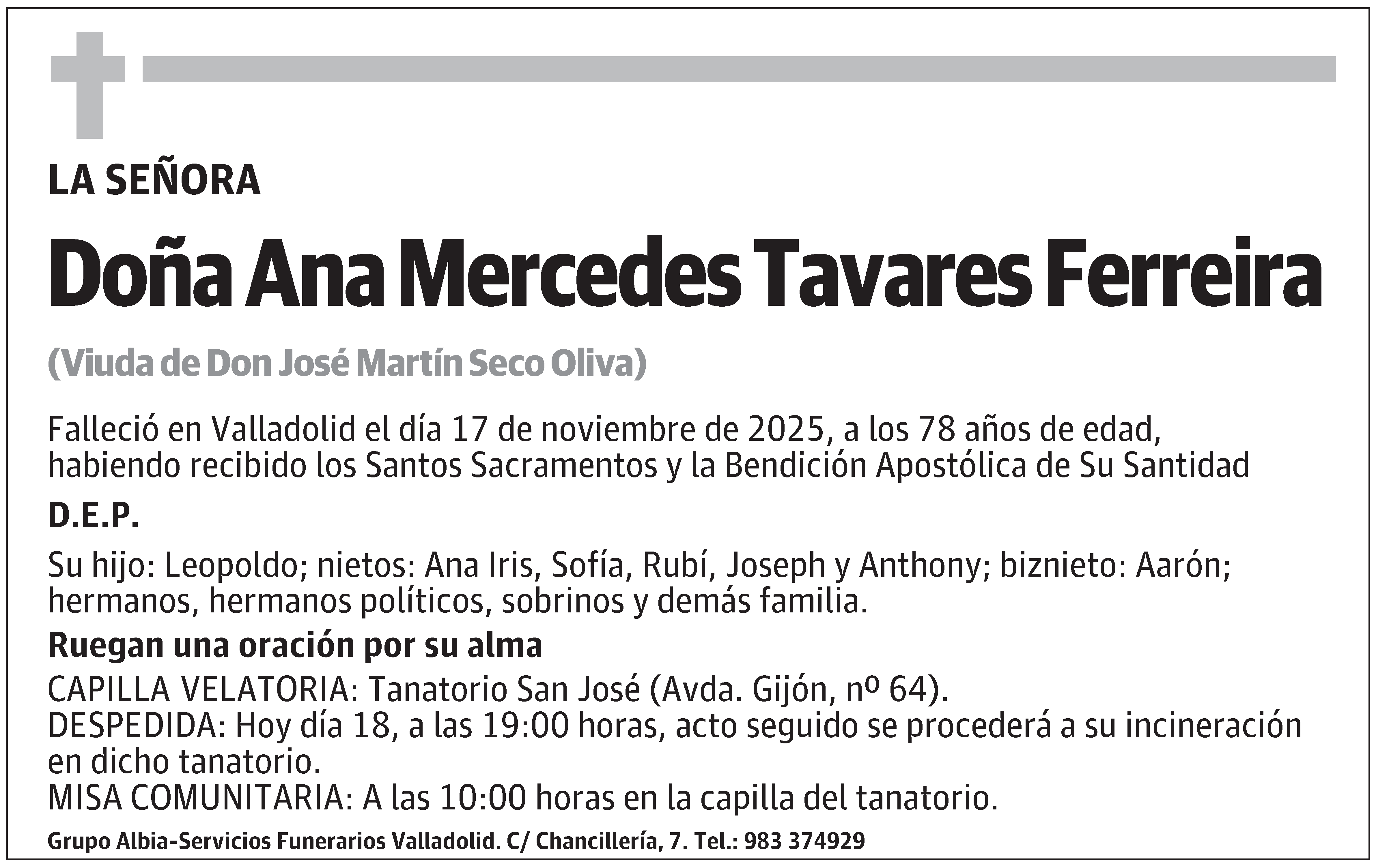 Ana Mercedes Tavares Ferreira
