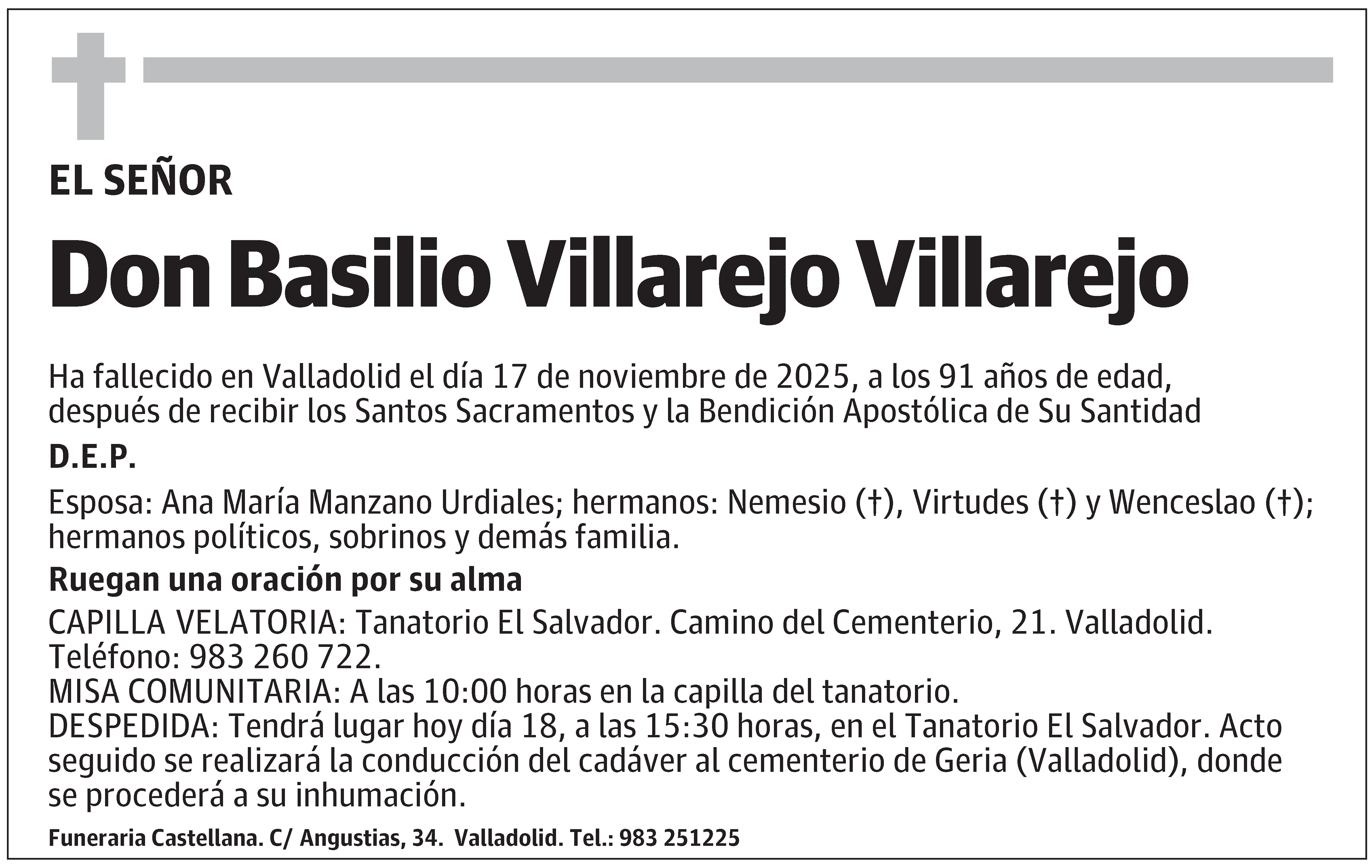 Basilio Villarejo Villarejo