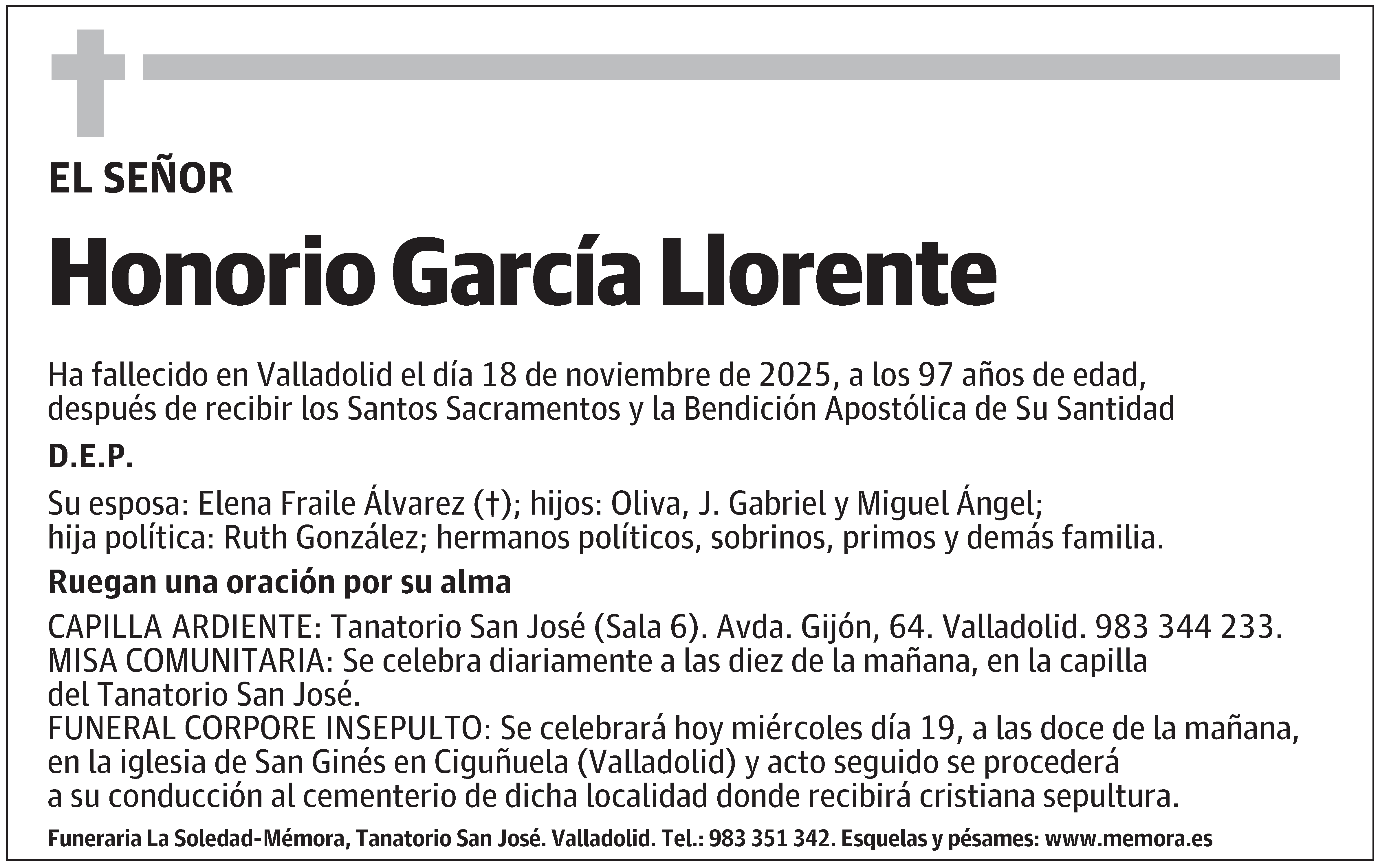 Honorio García Llorente