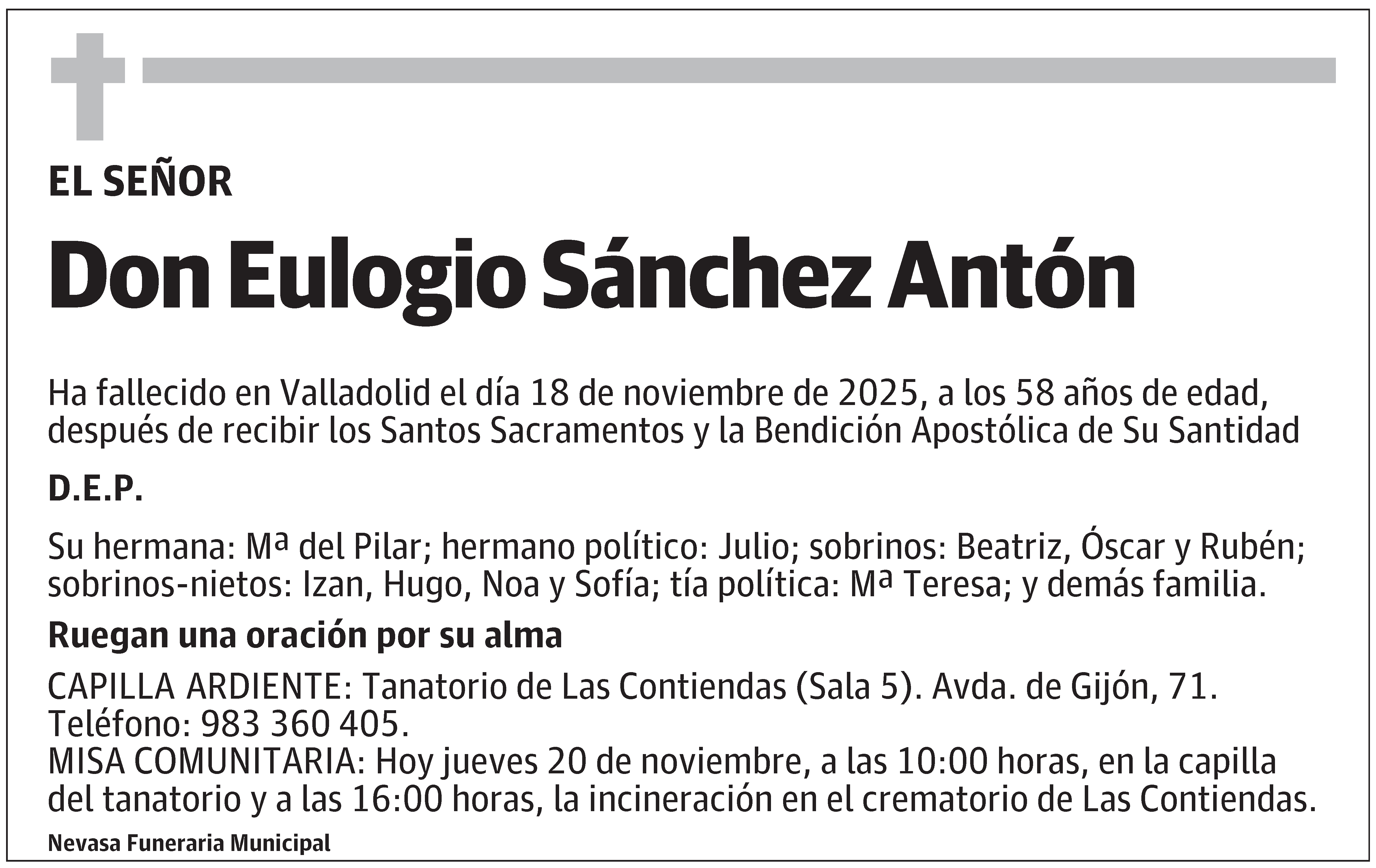 Eulogio Sánchez Antón