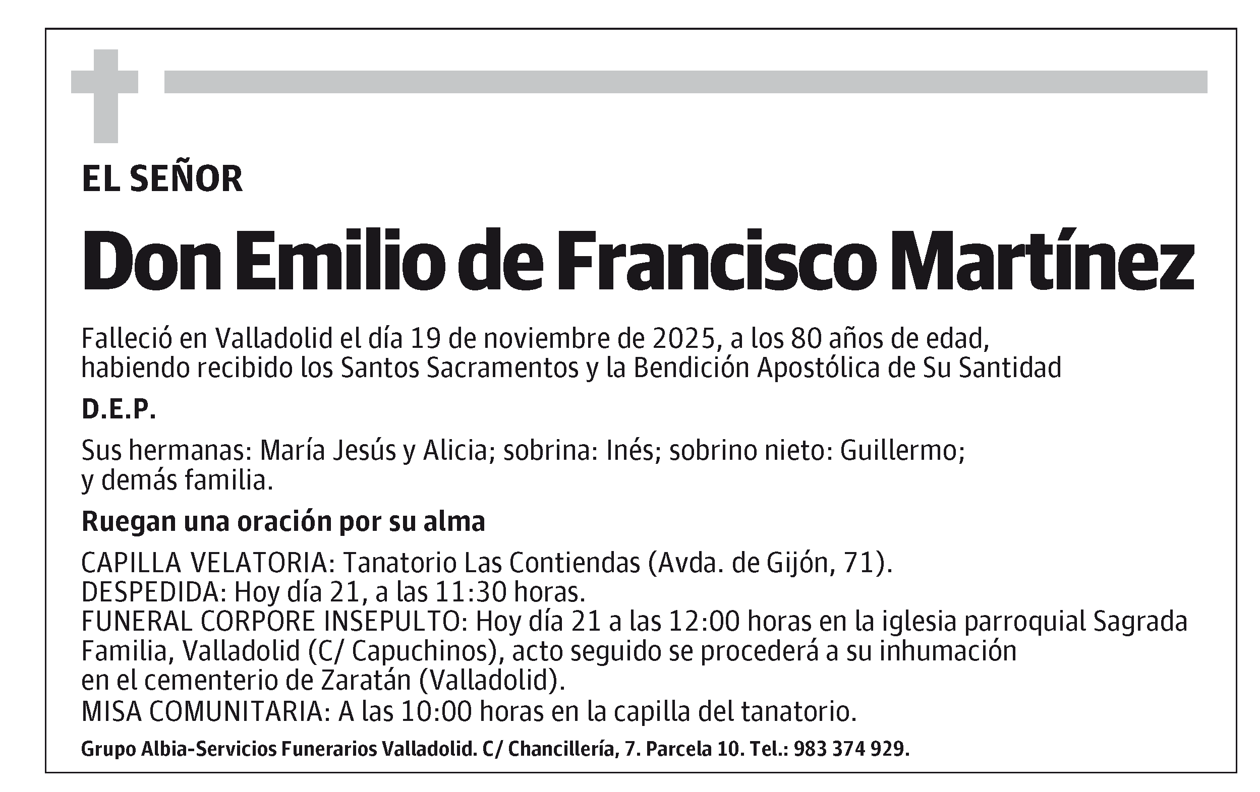 Emilio de Francisco Martínez