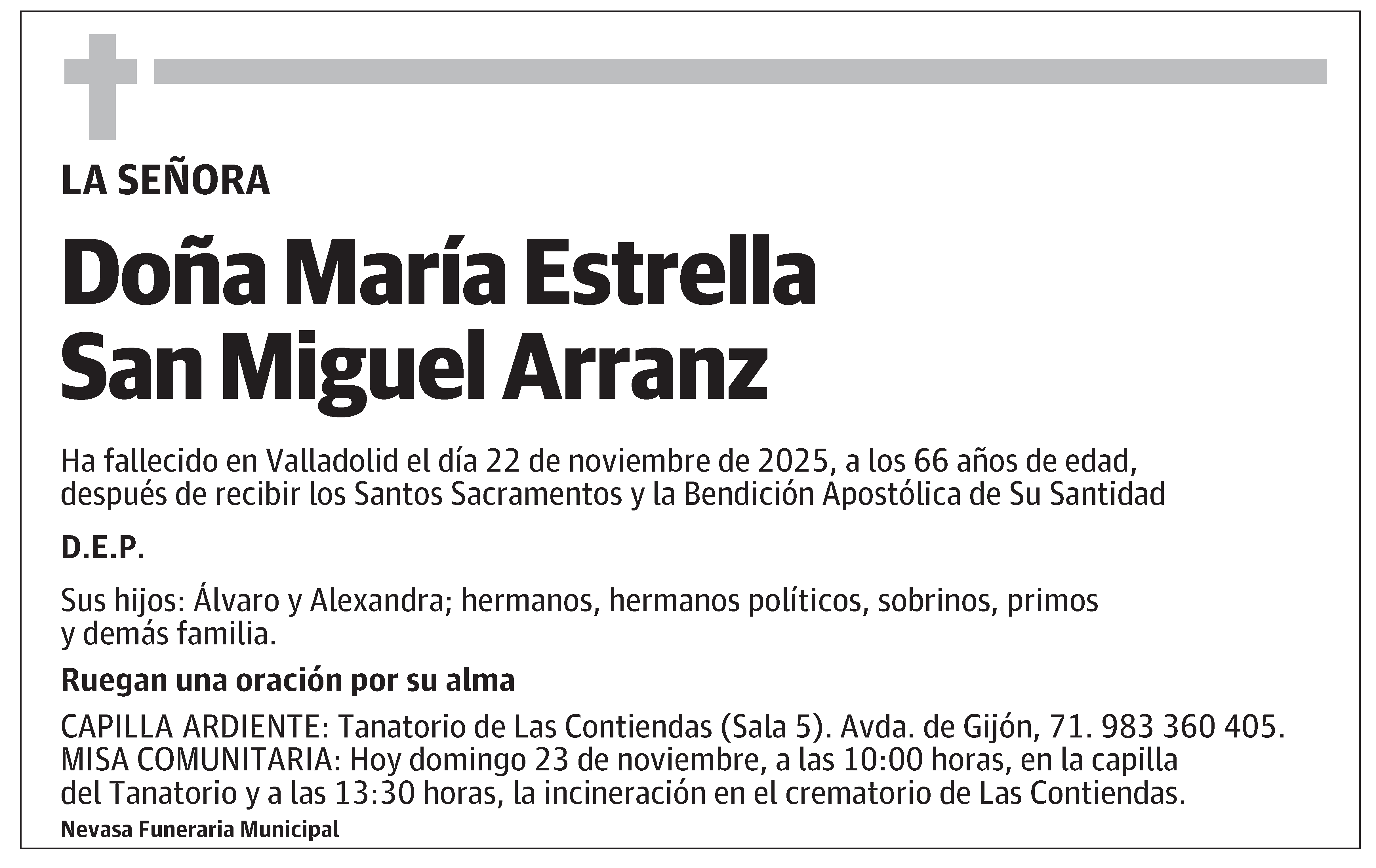 María Estrella San Miguel Arranz