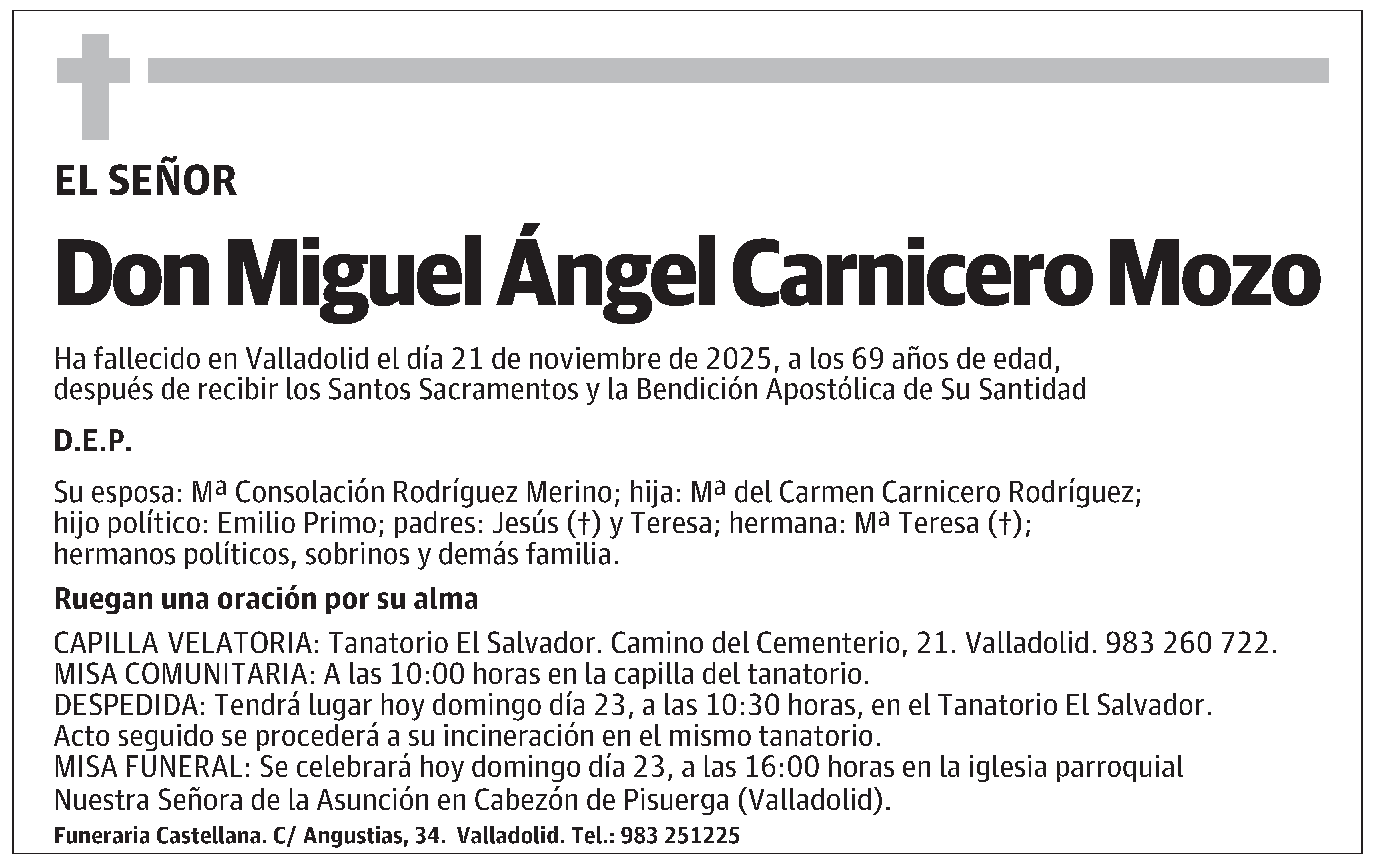 Miguel Ángel Carnicero Mozo