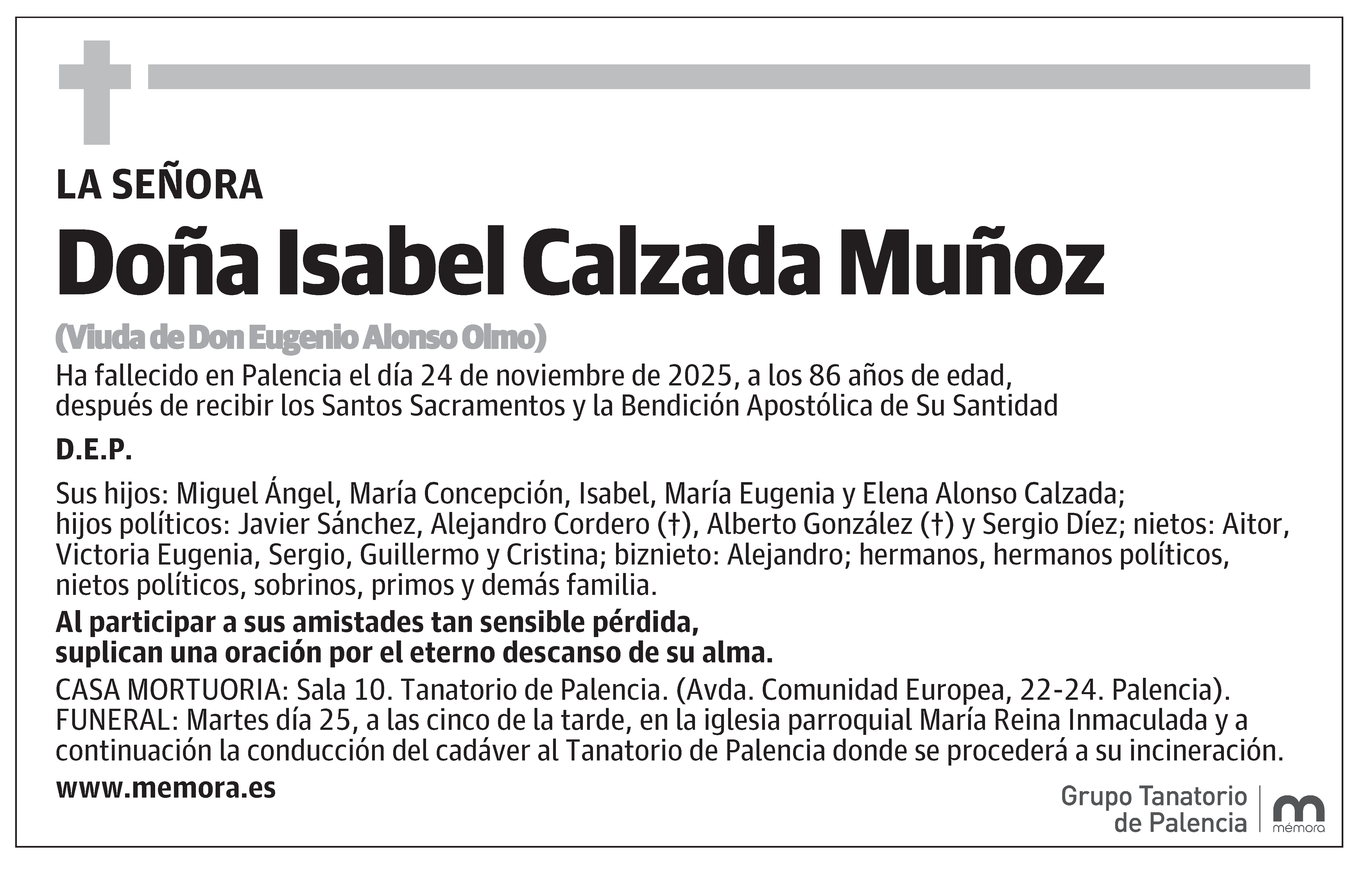 Isabel Calzada Muñoz