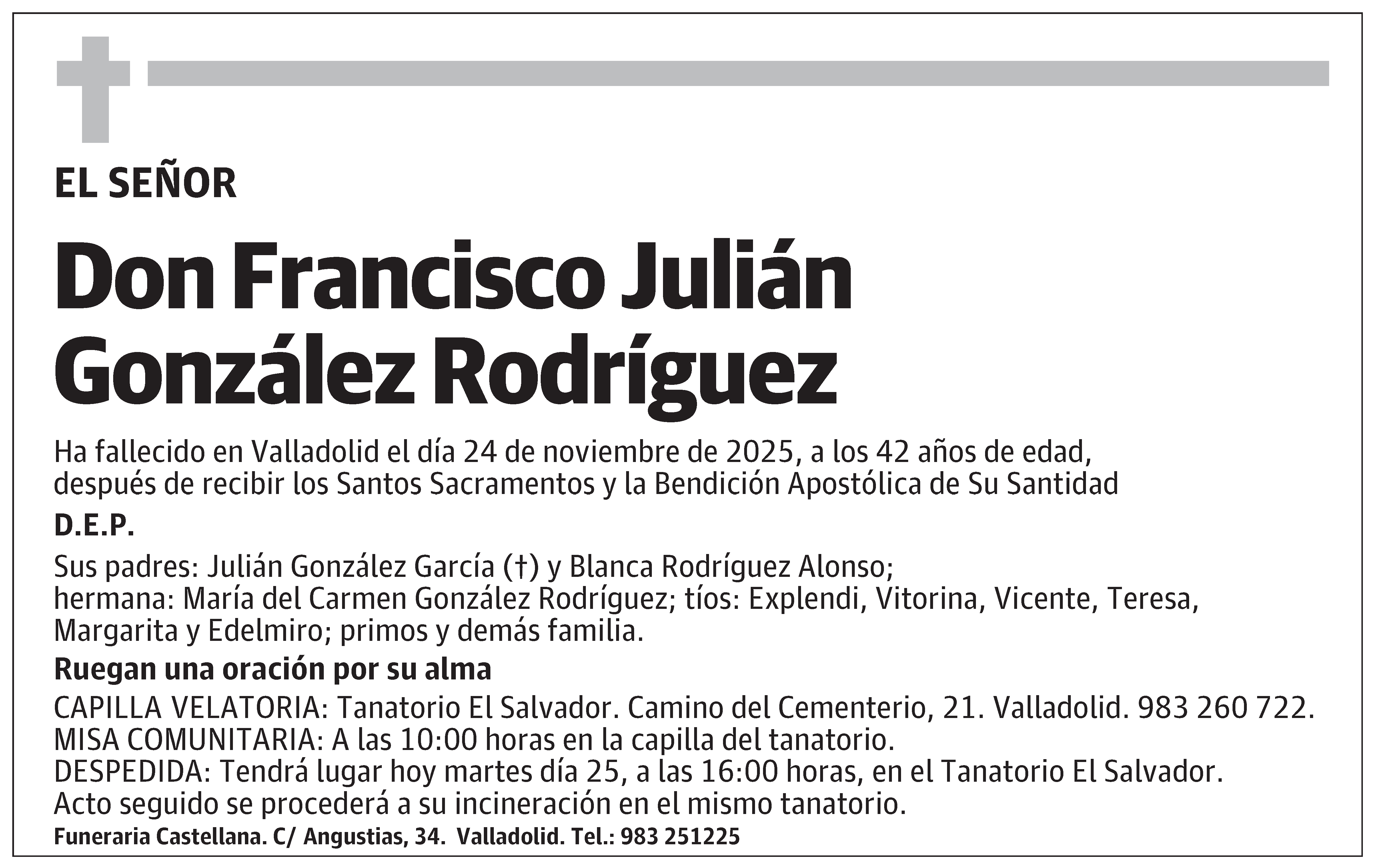 Francisco Julián González Rodríguez