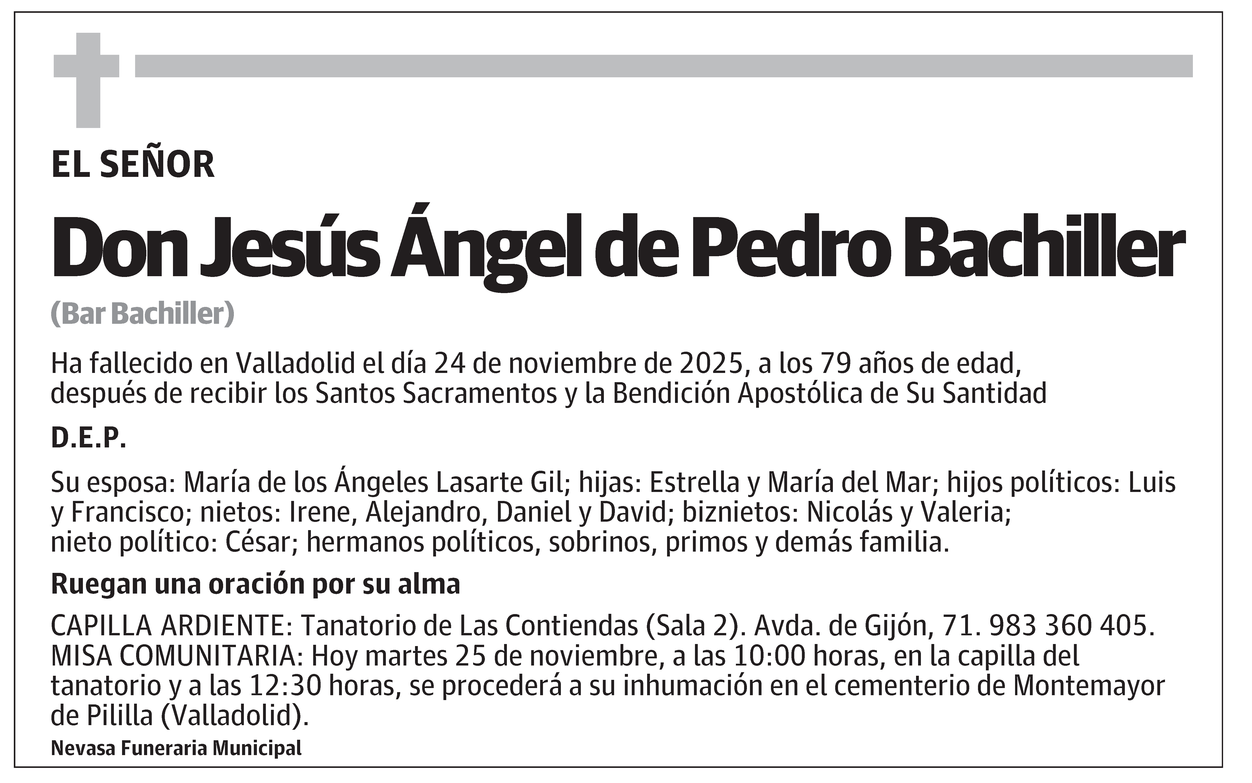 Jesús Ángel de Pedro Bachiller