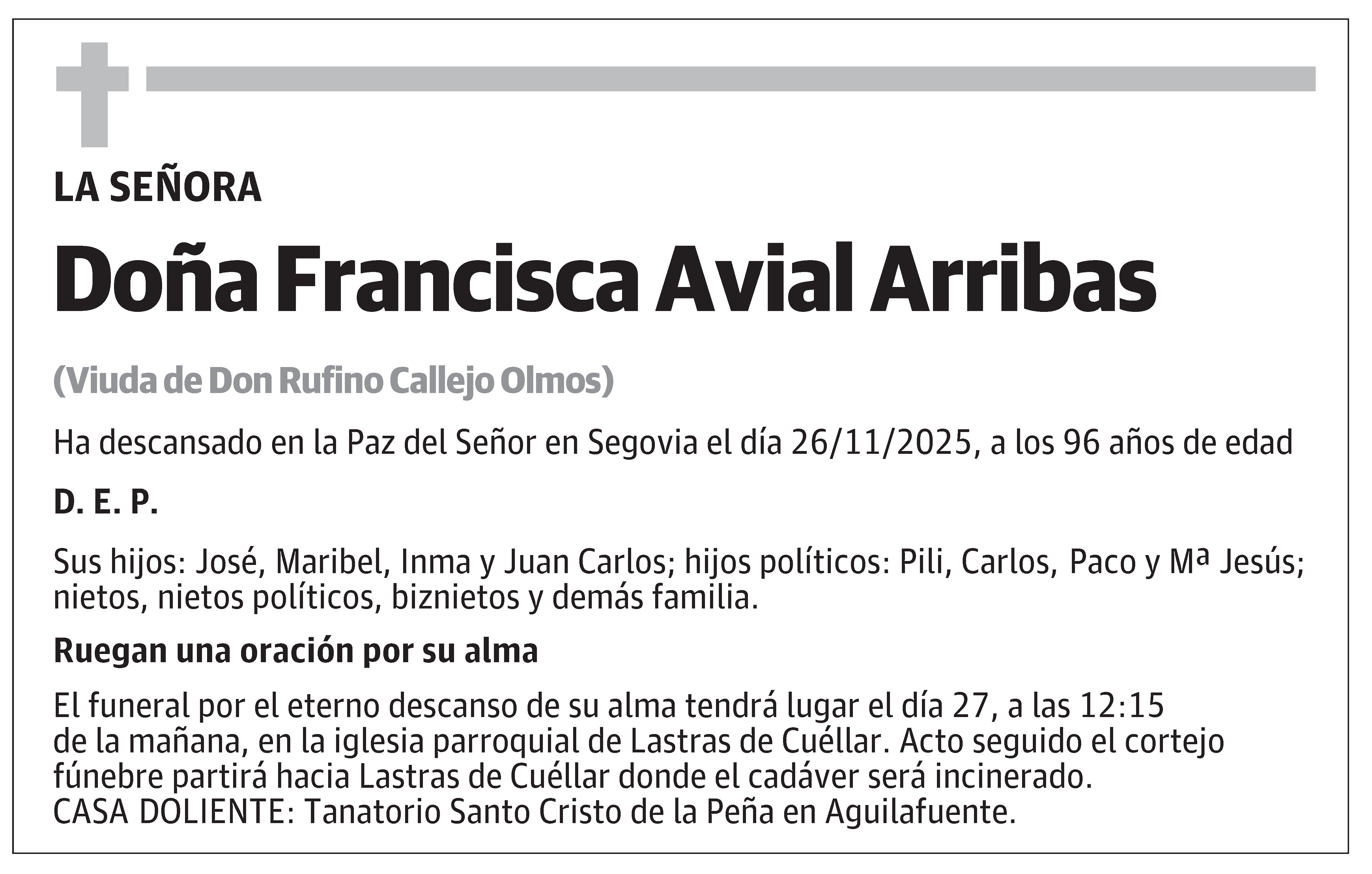 Francisca Avial Arribas