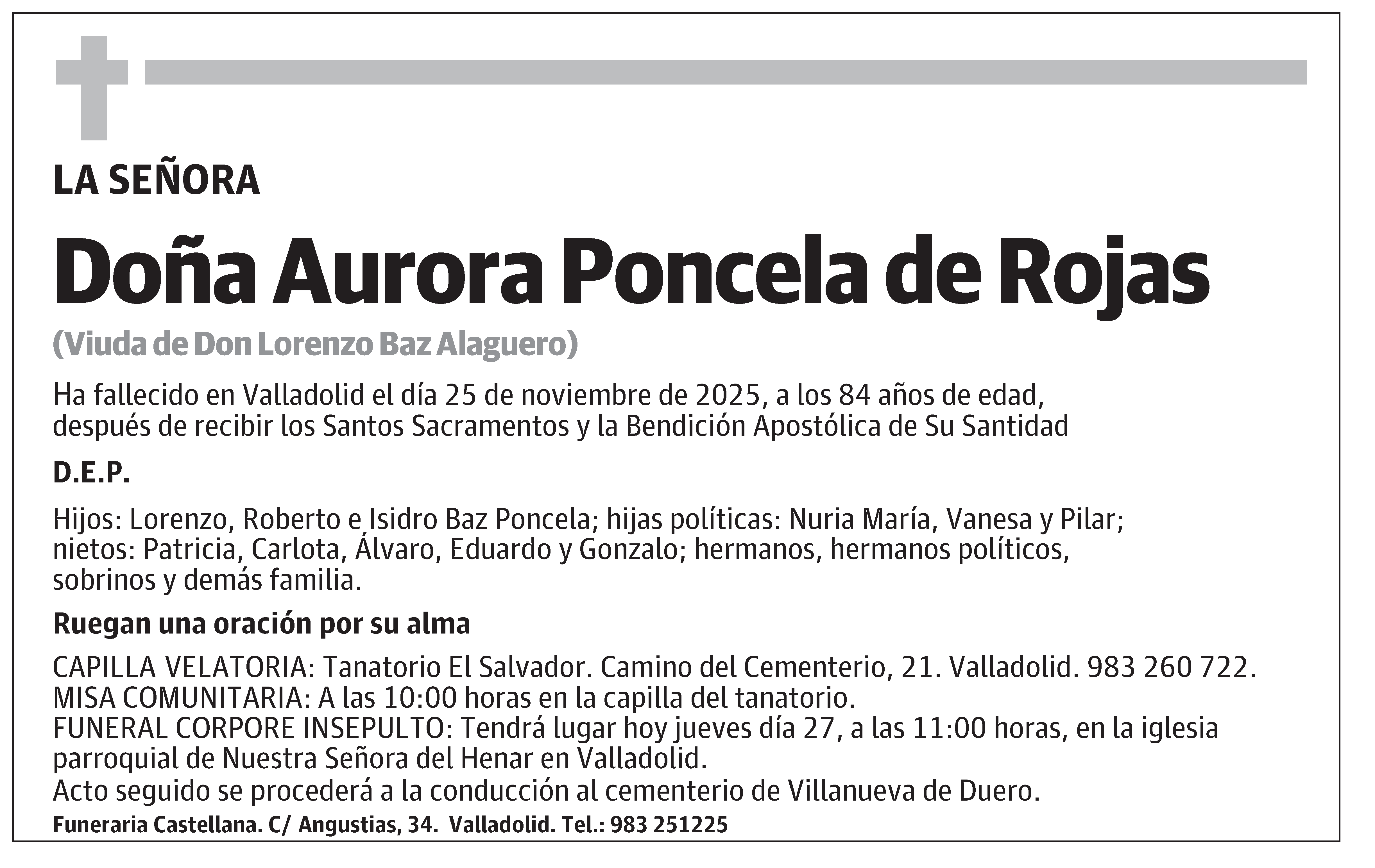 Aurora Poncela de Rojas
