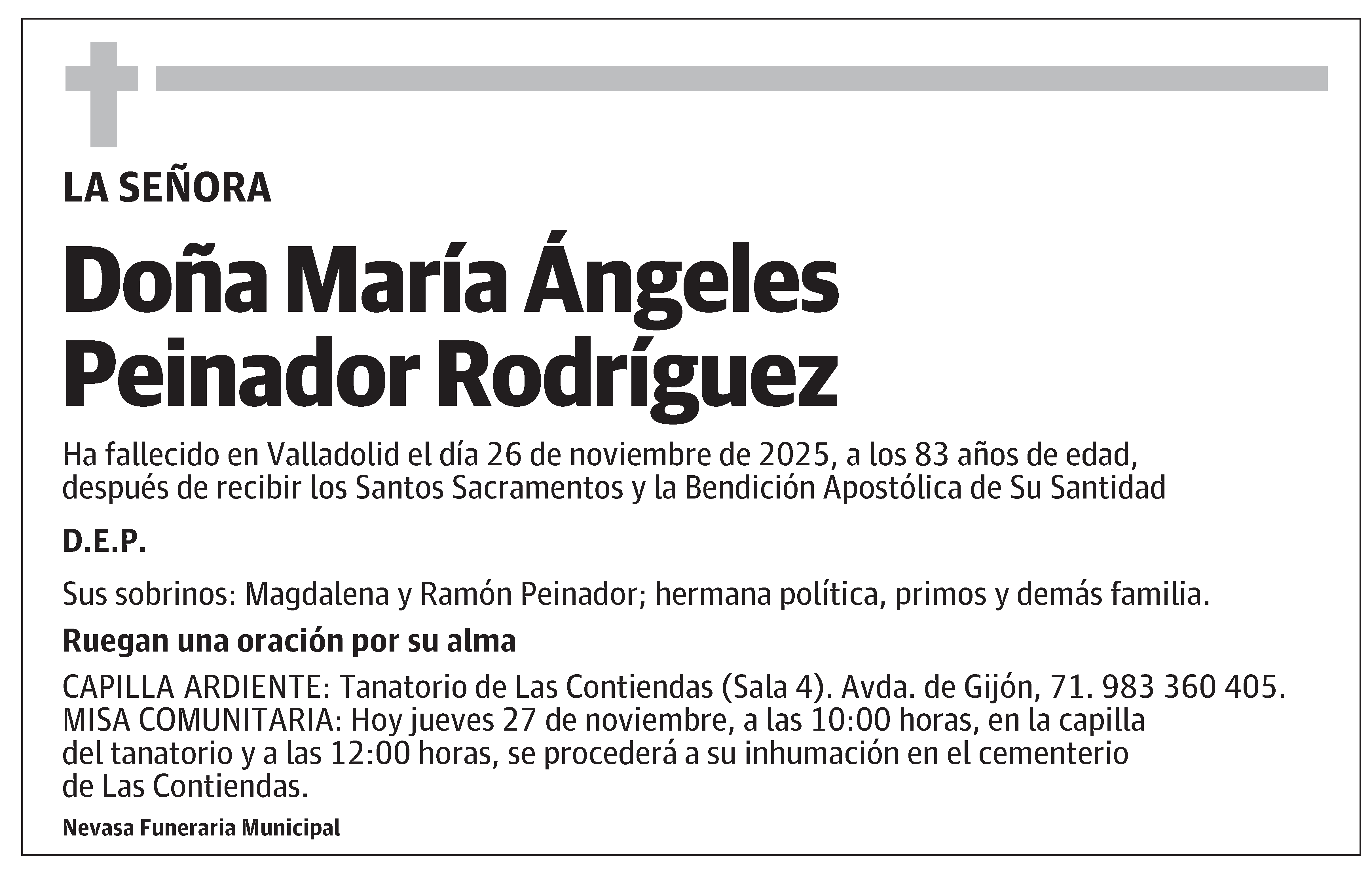 María Ángeles Peinador Rodríguez