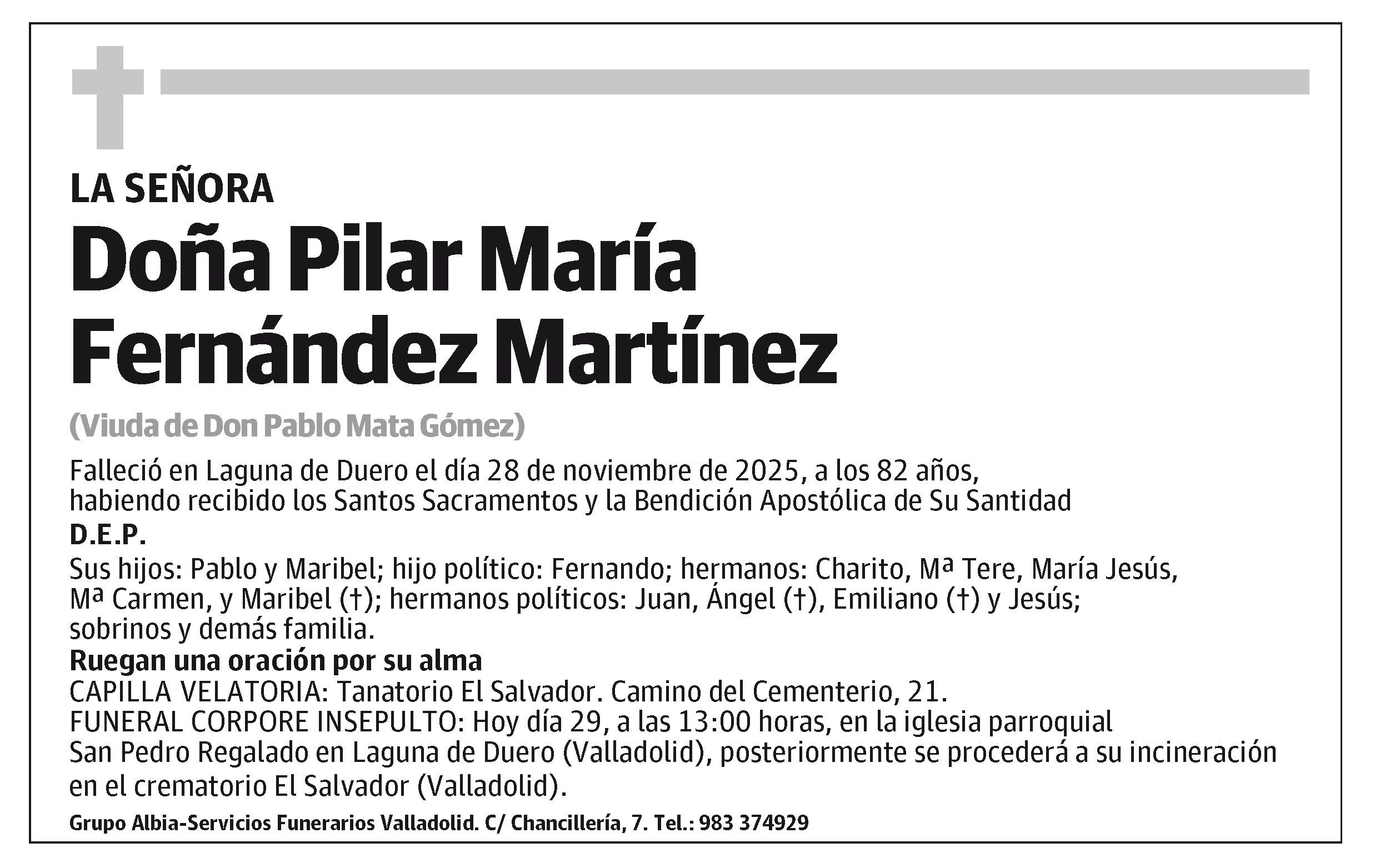 Pilar María Fernández Martínez