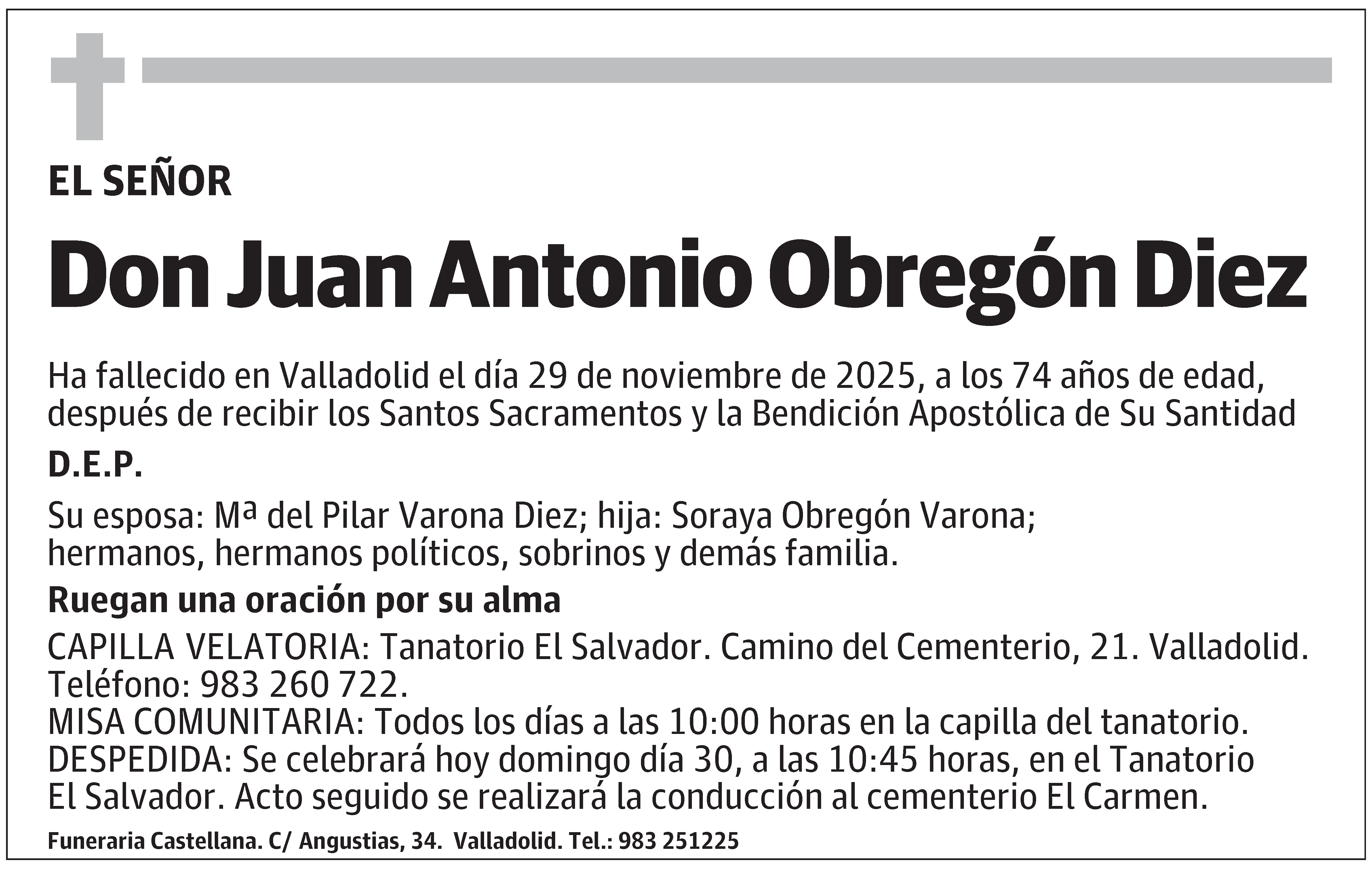 Juan Antonio Obregón Diez