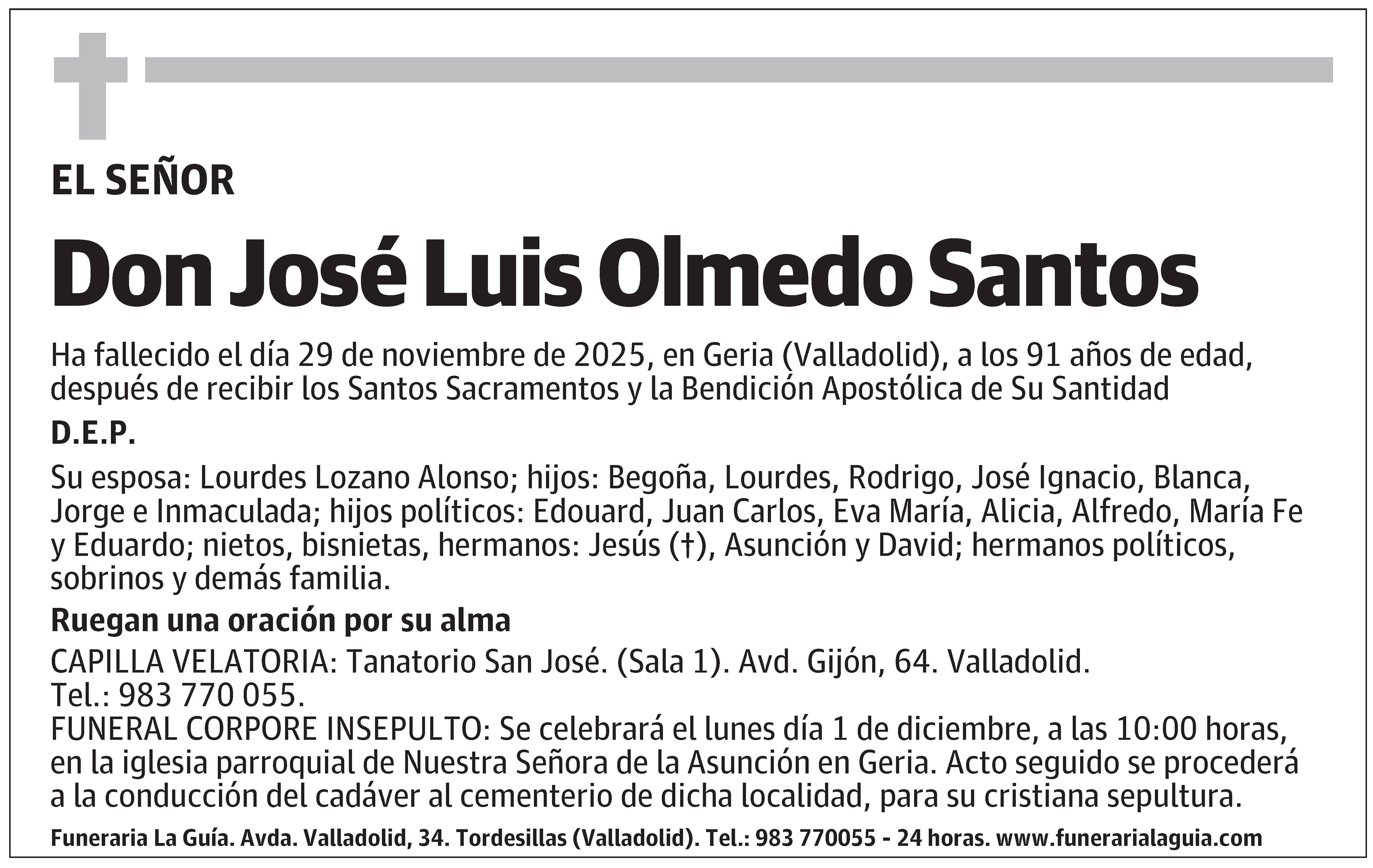 José Luis Olmedo Santos