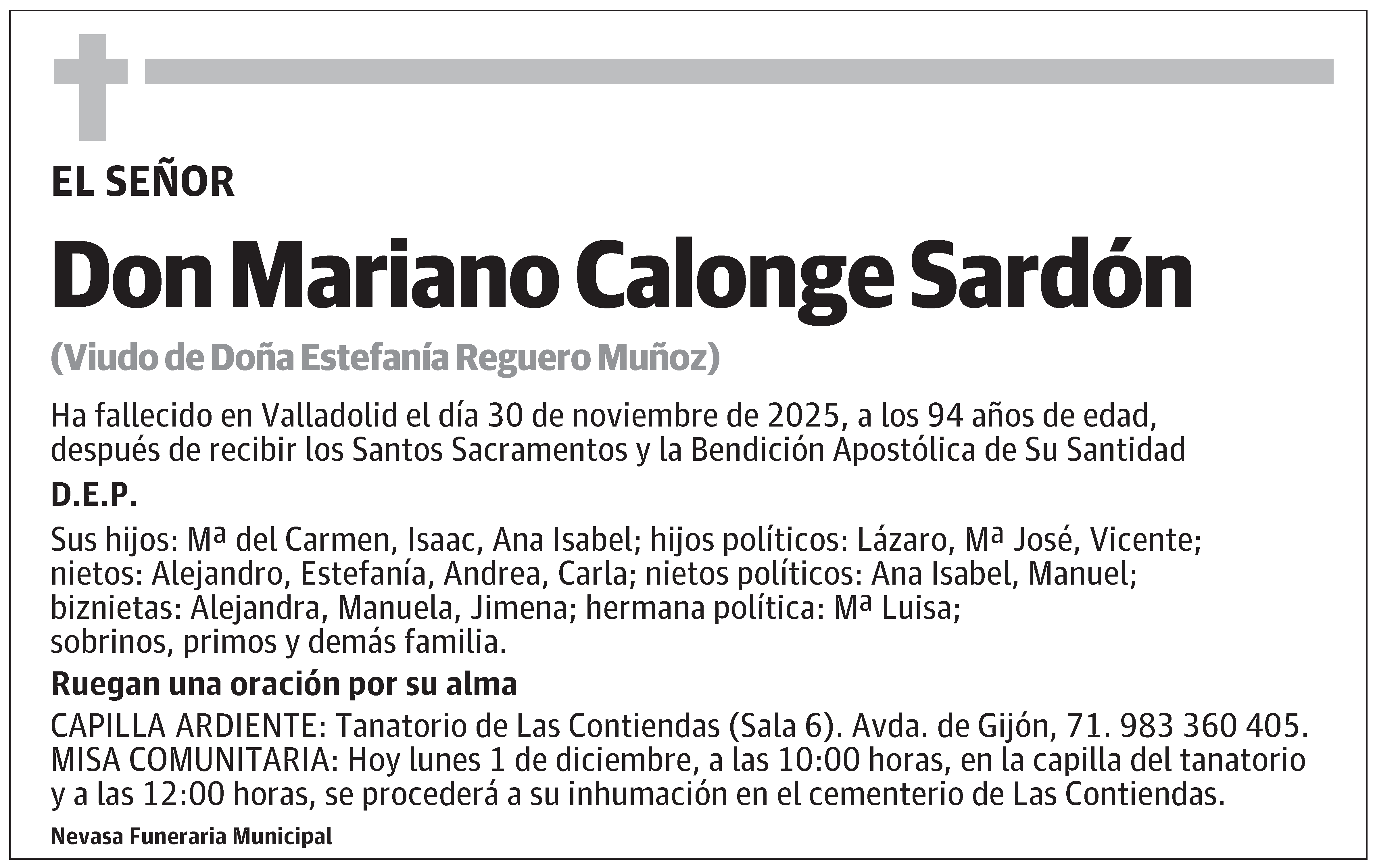 Mariano Calonge Sardón