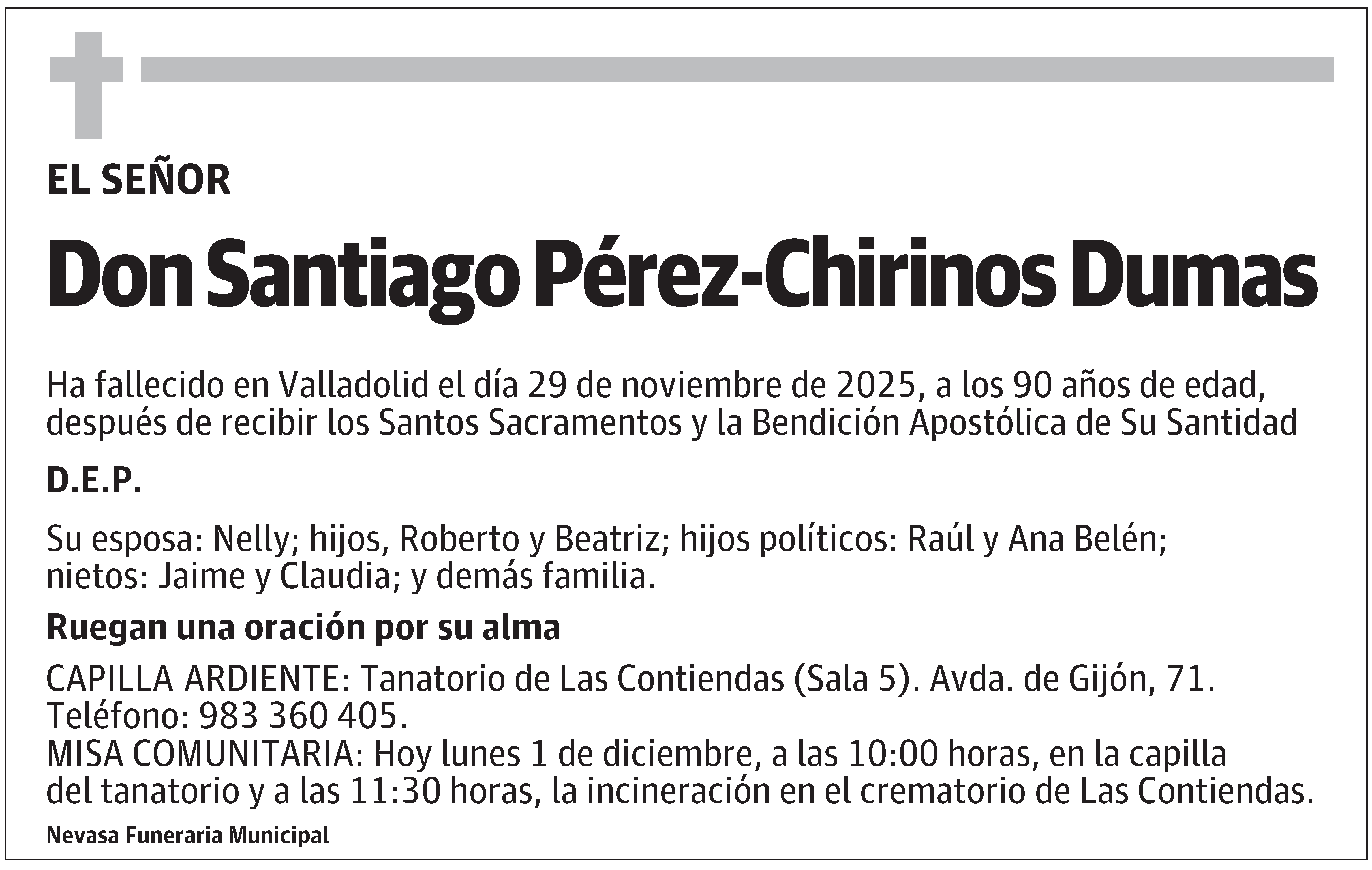 Santiago Pérez-Chirinos Dumas