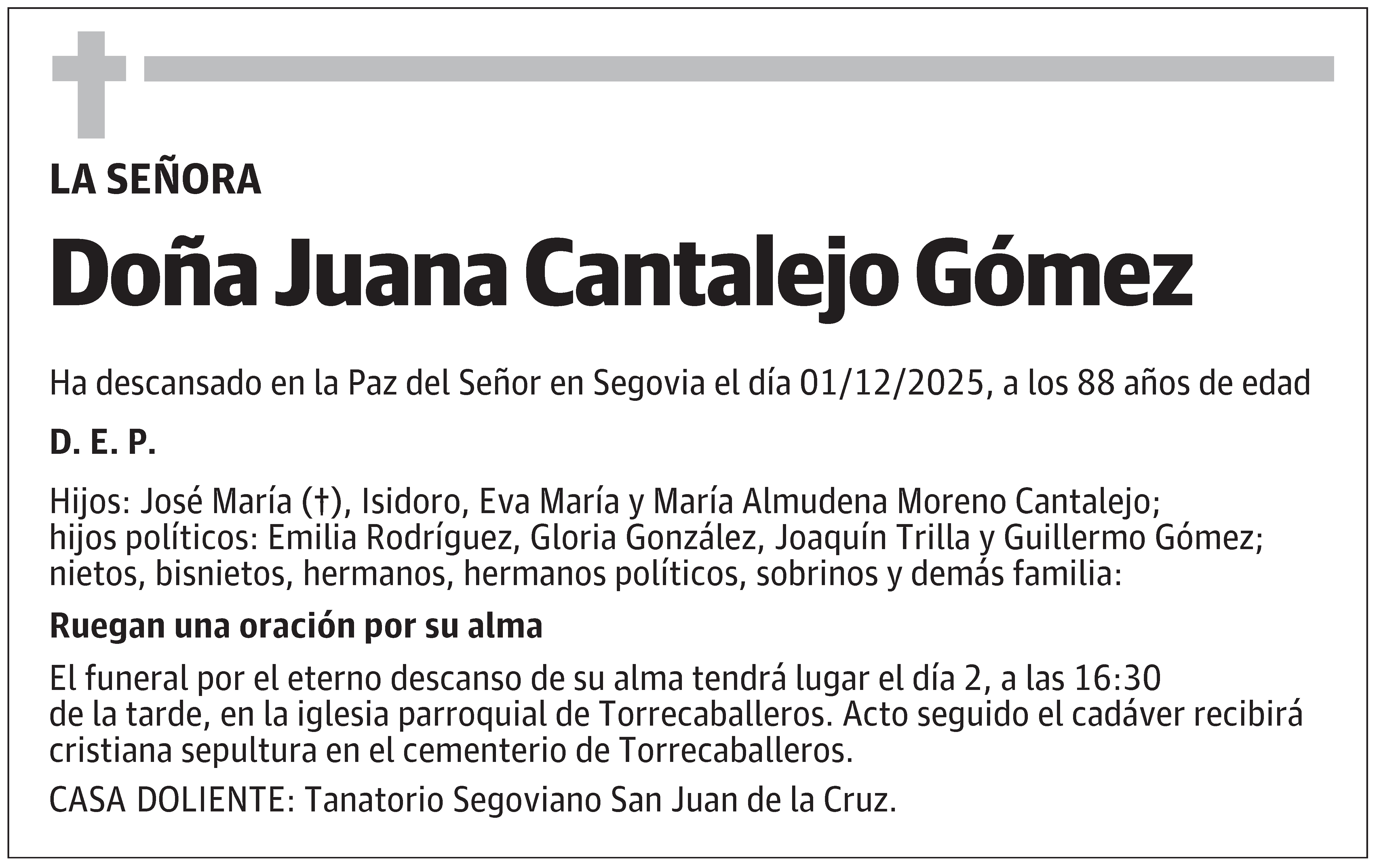 Juana Cantalejo Gómez