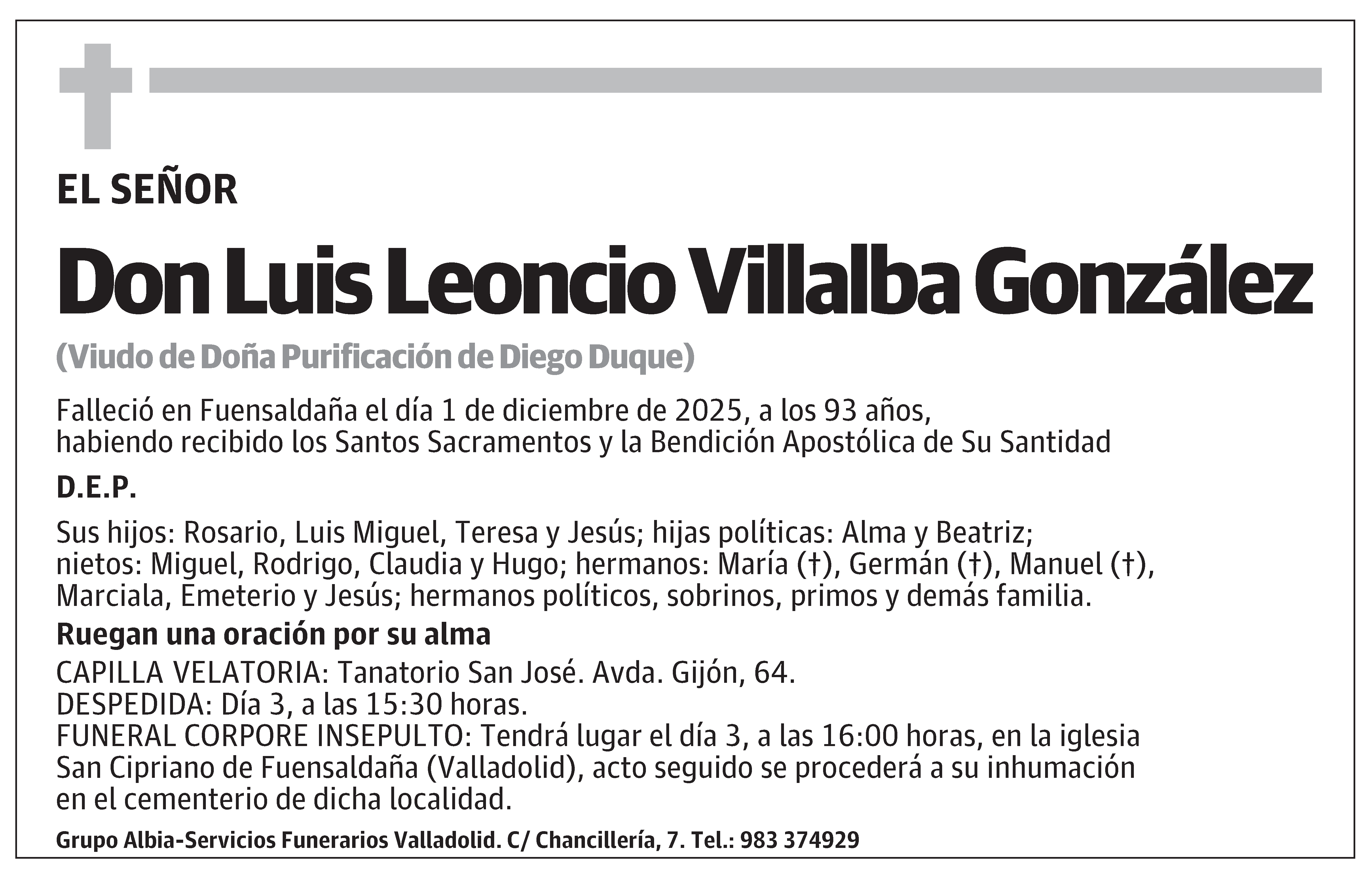 Luis Leoncio Villalba González