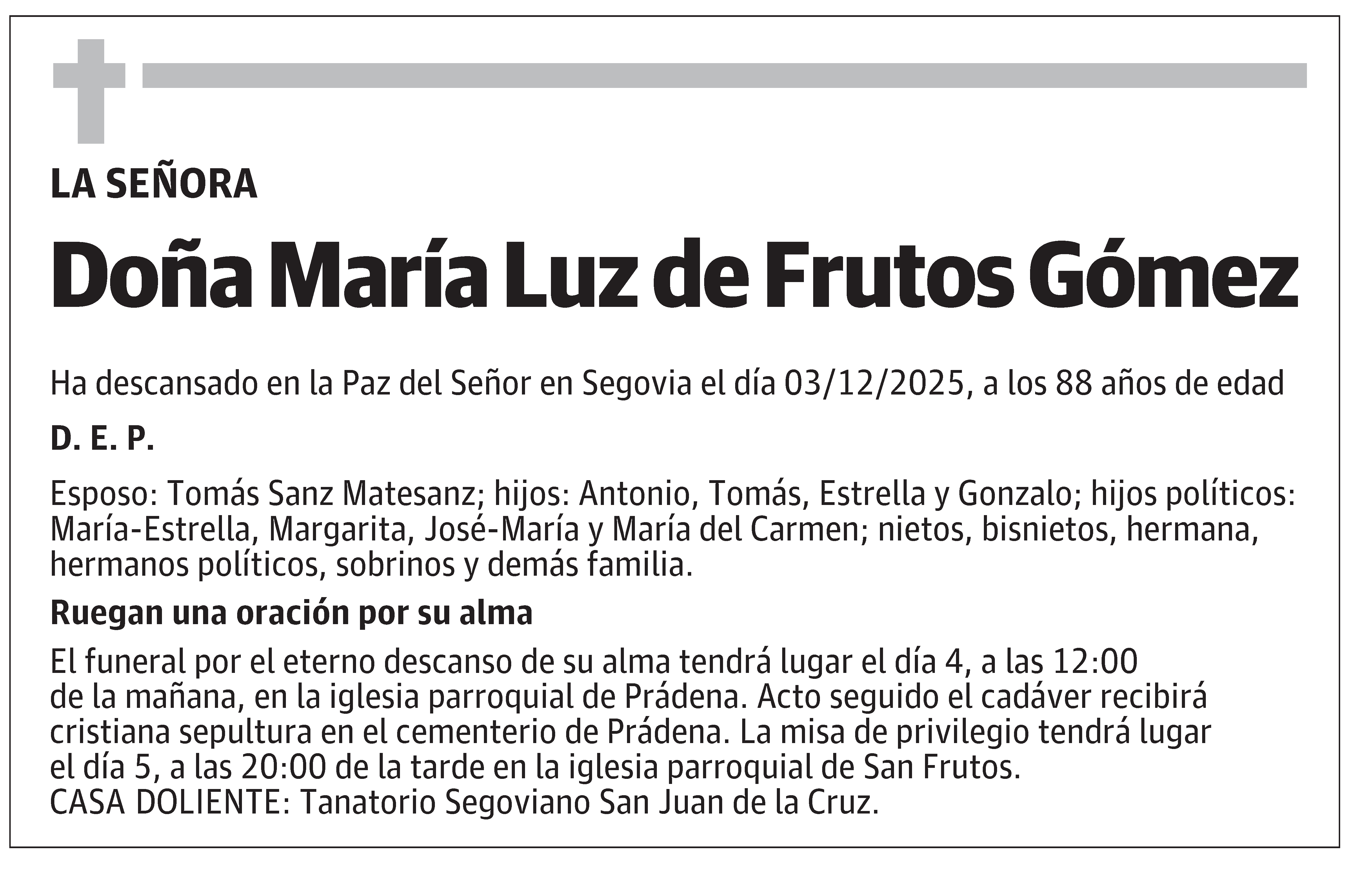 María Luz de Frutos Gómez