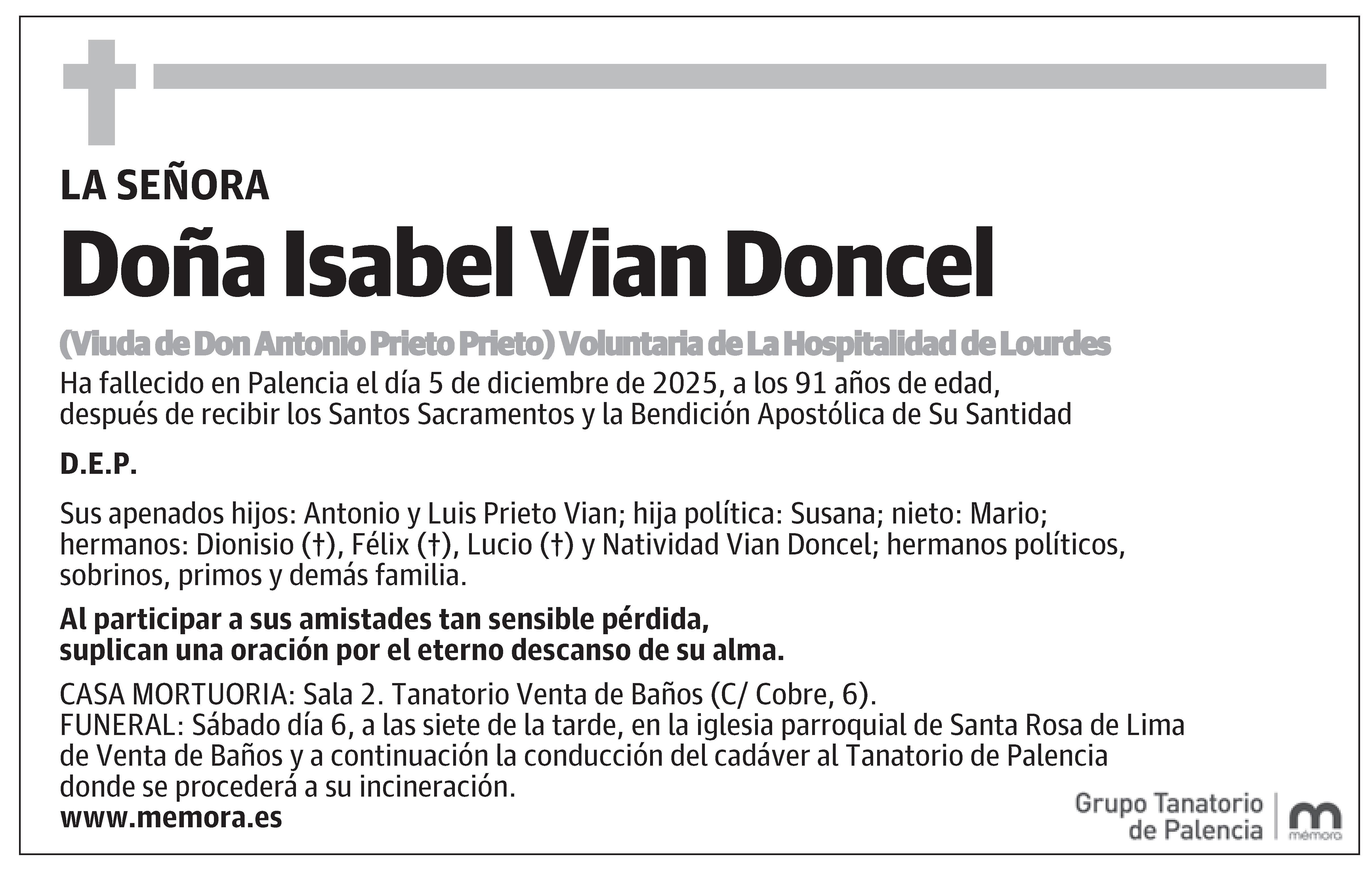 Isabel Vian Doncel
